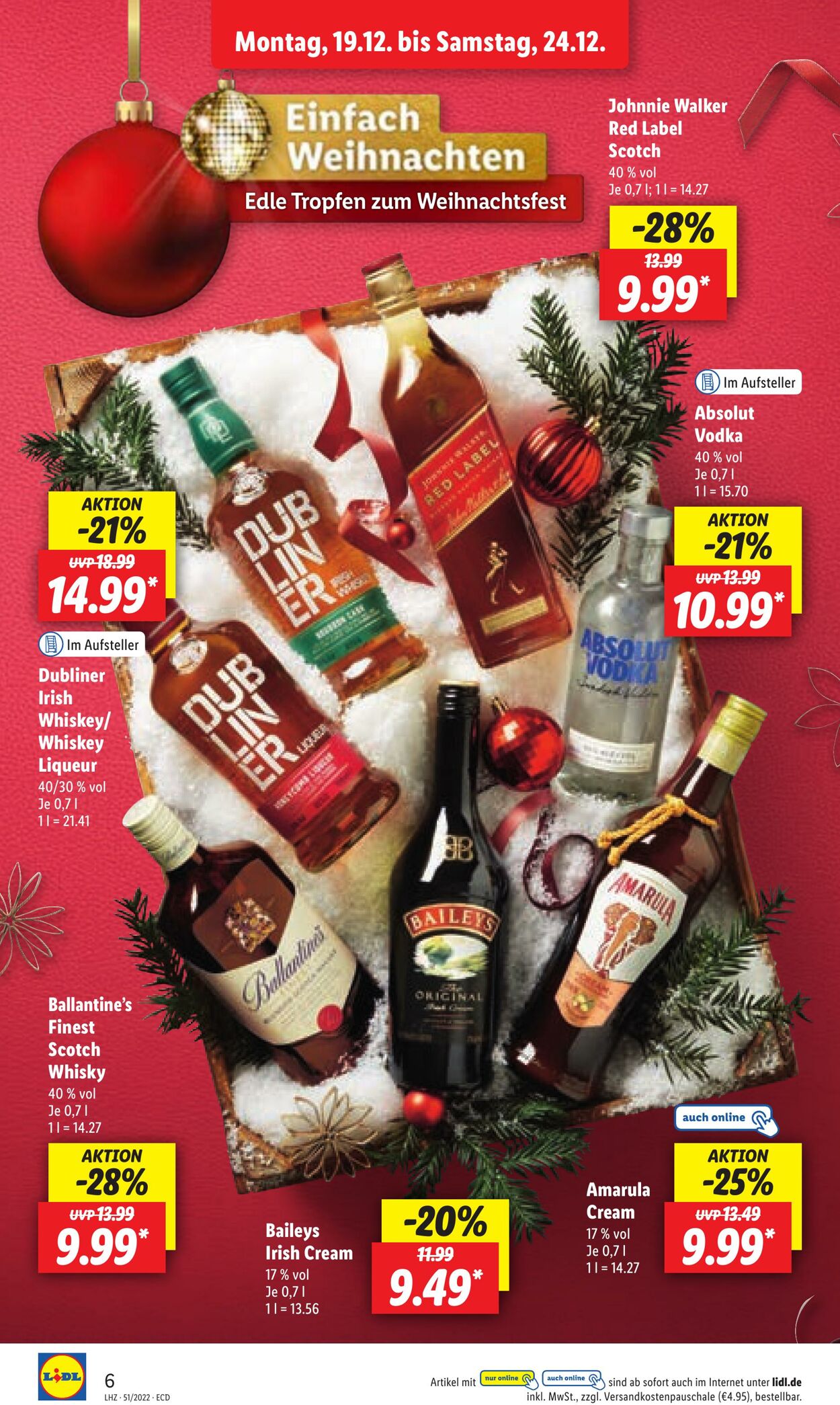 Prospekt Lidl 19.12.2022 - 24.12.2022