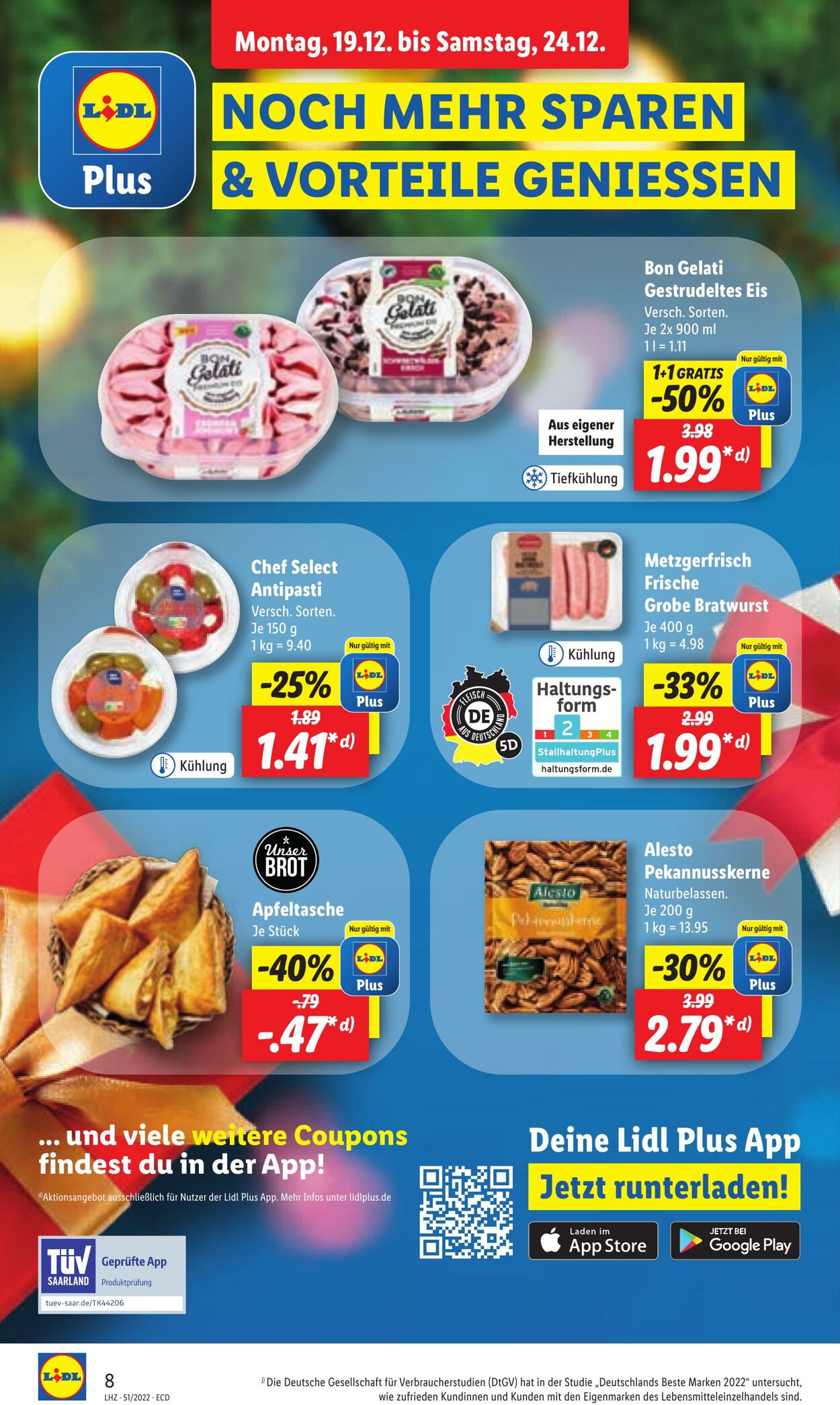 Prospekt Lidl 19.12.2022 - 24.12.2022