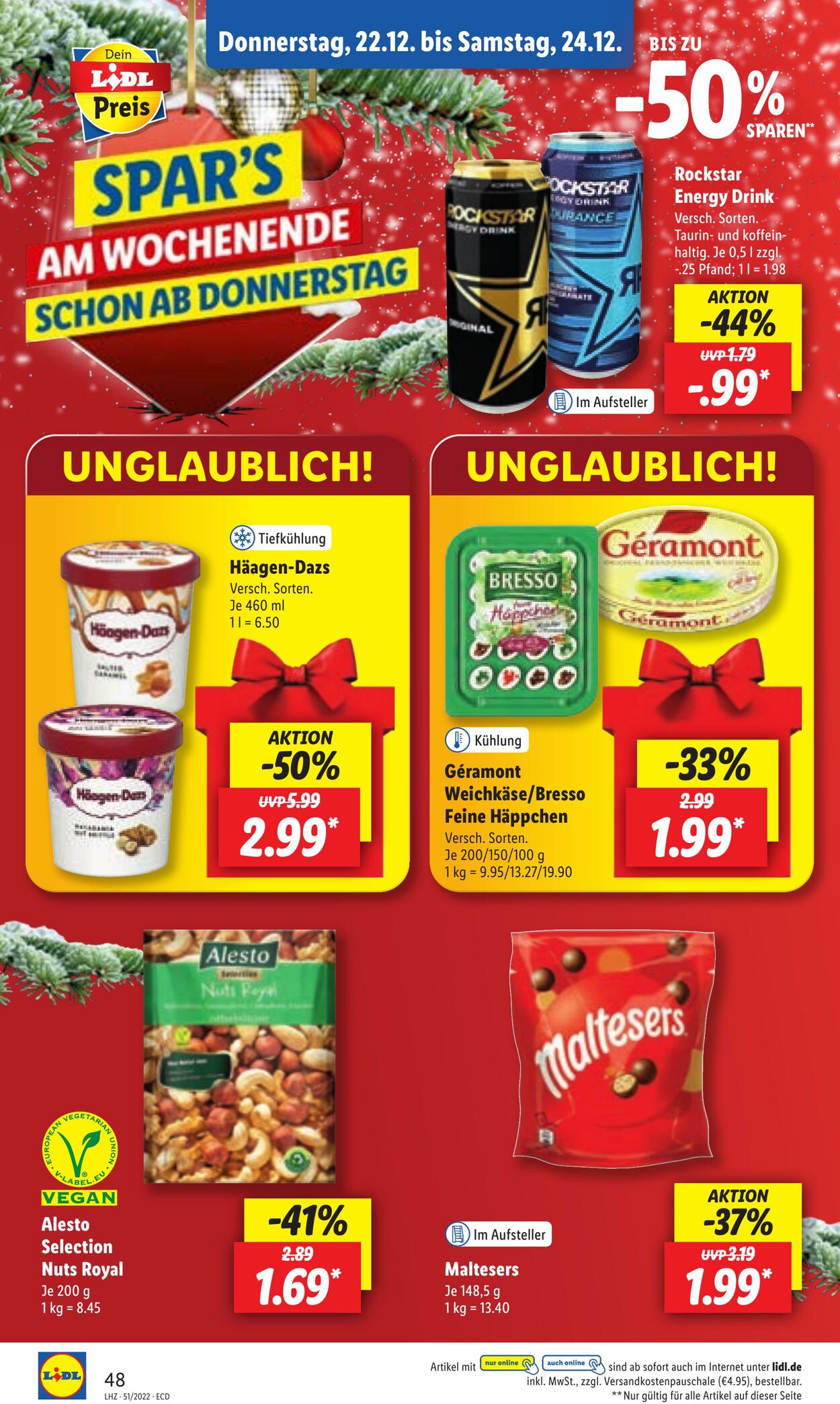 Prospekt Lidl 19.12.2022 - 24.12.2022