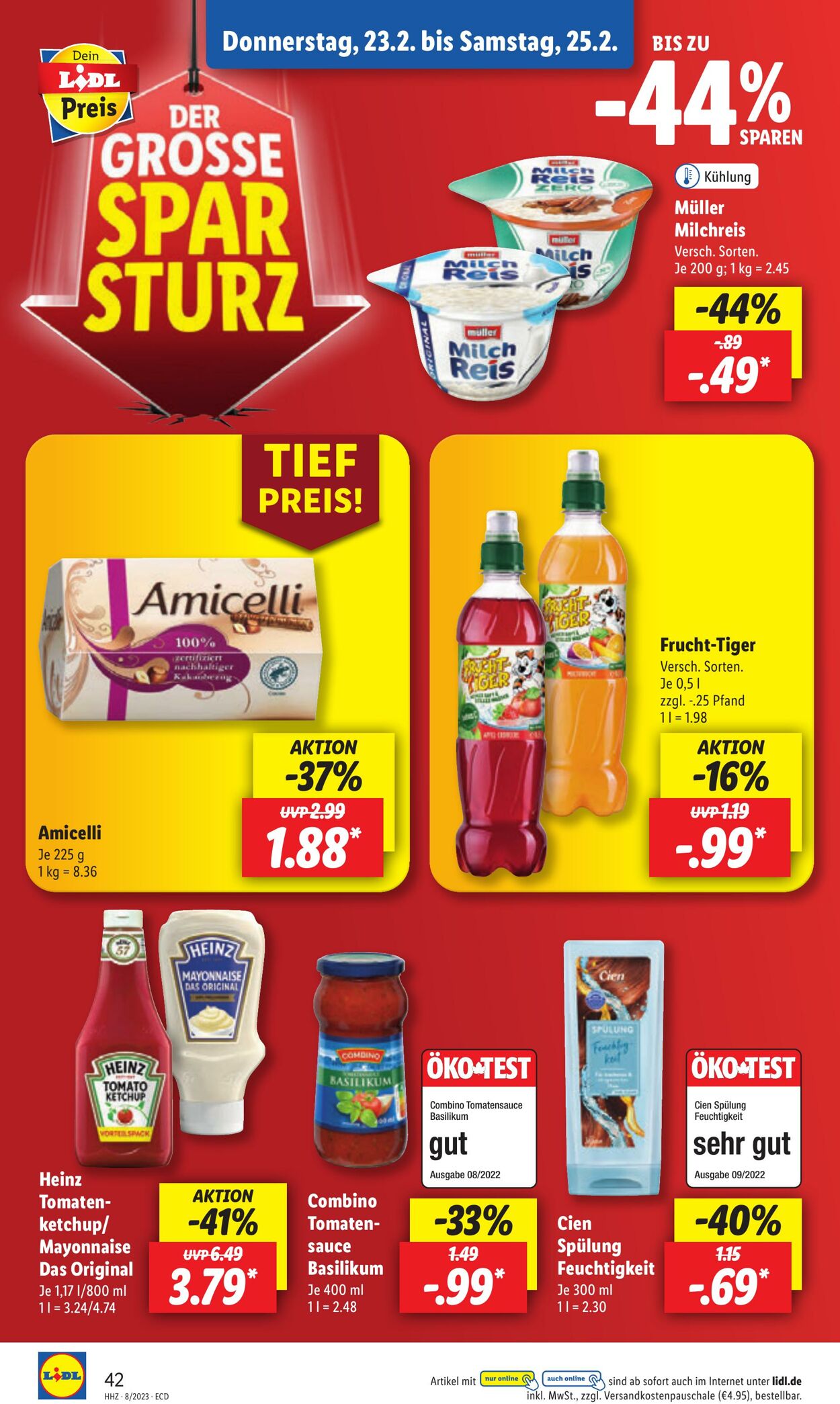 Prospekt Lidl 20.02.2023 - 25.02.2023