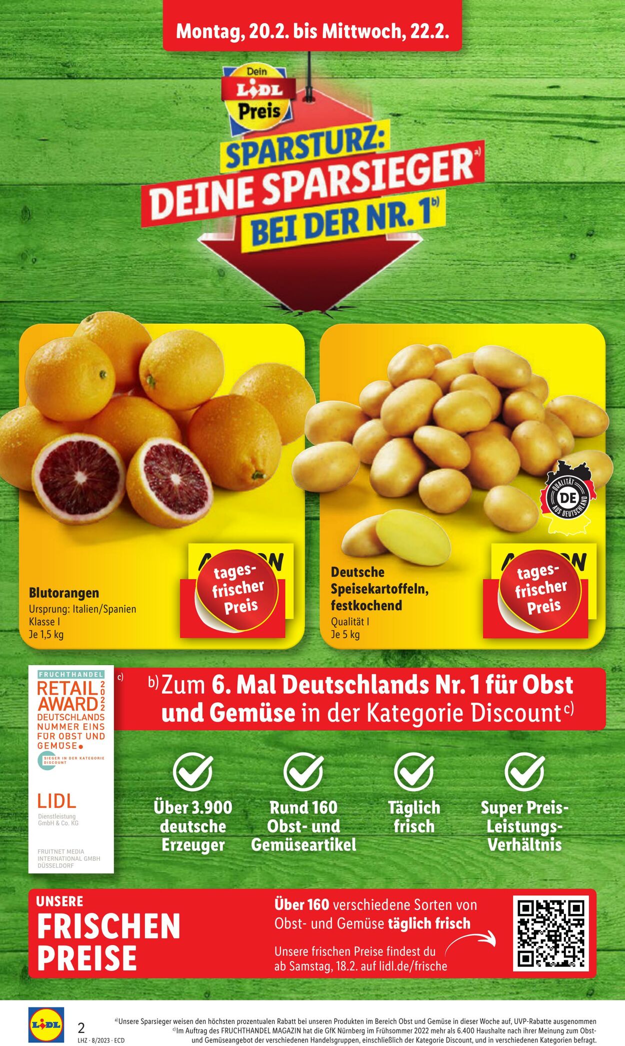 Prospekt Lidl 20.02.2023 - 25.02.2023