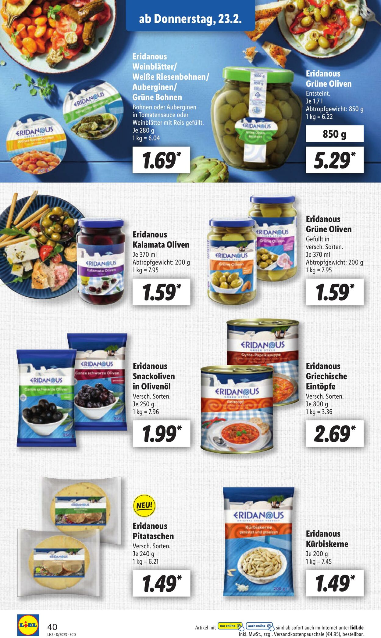 Prospekt Lidl 20.02.2023 - 25.02.2023