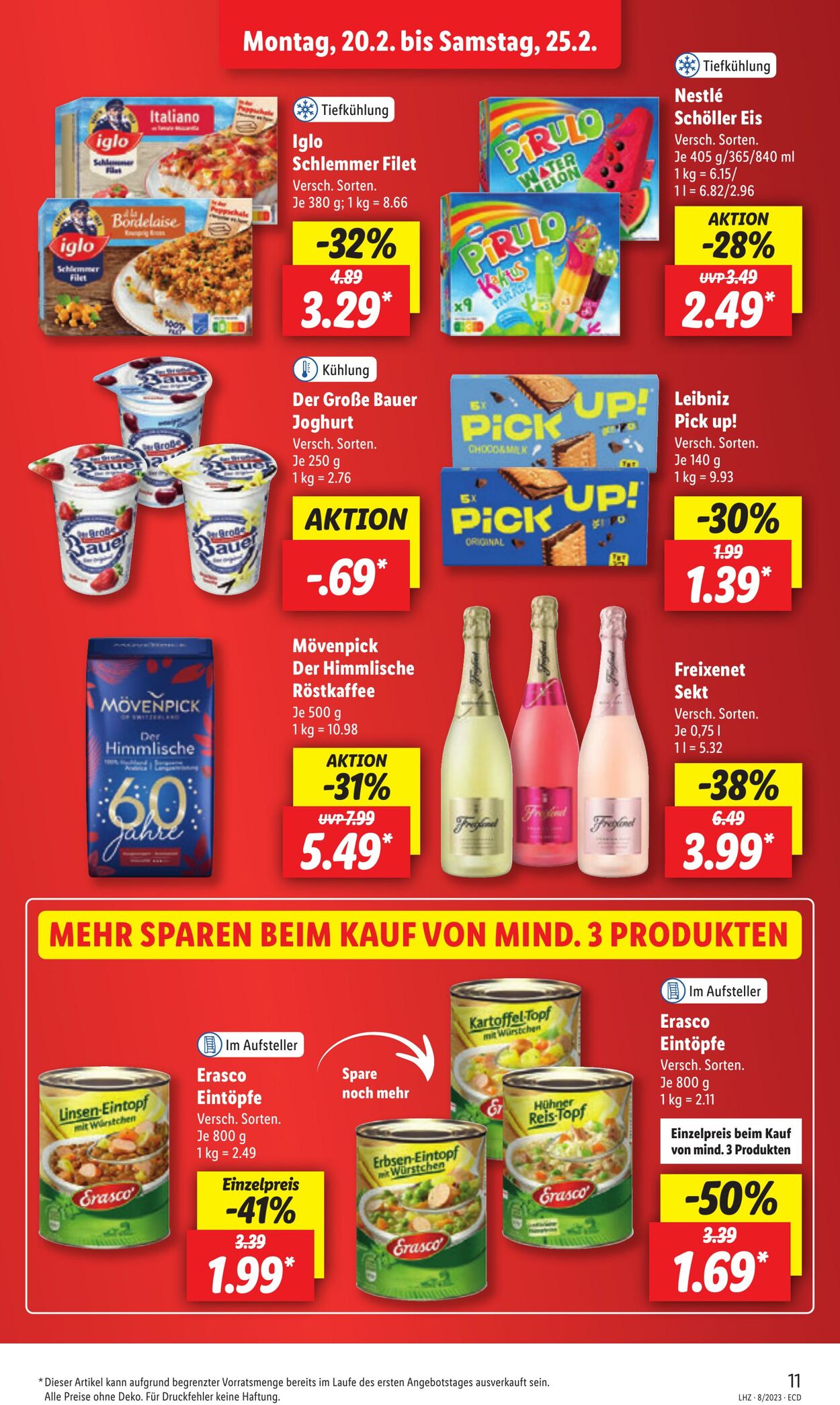 Prospekt Lidl 20.02.2023 - 25.02.2023