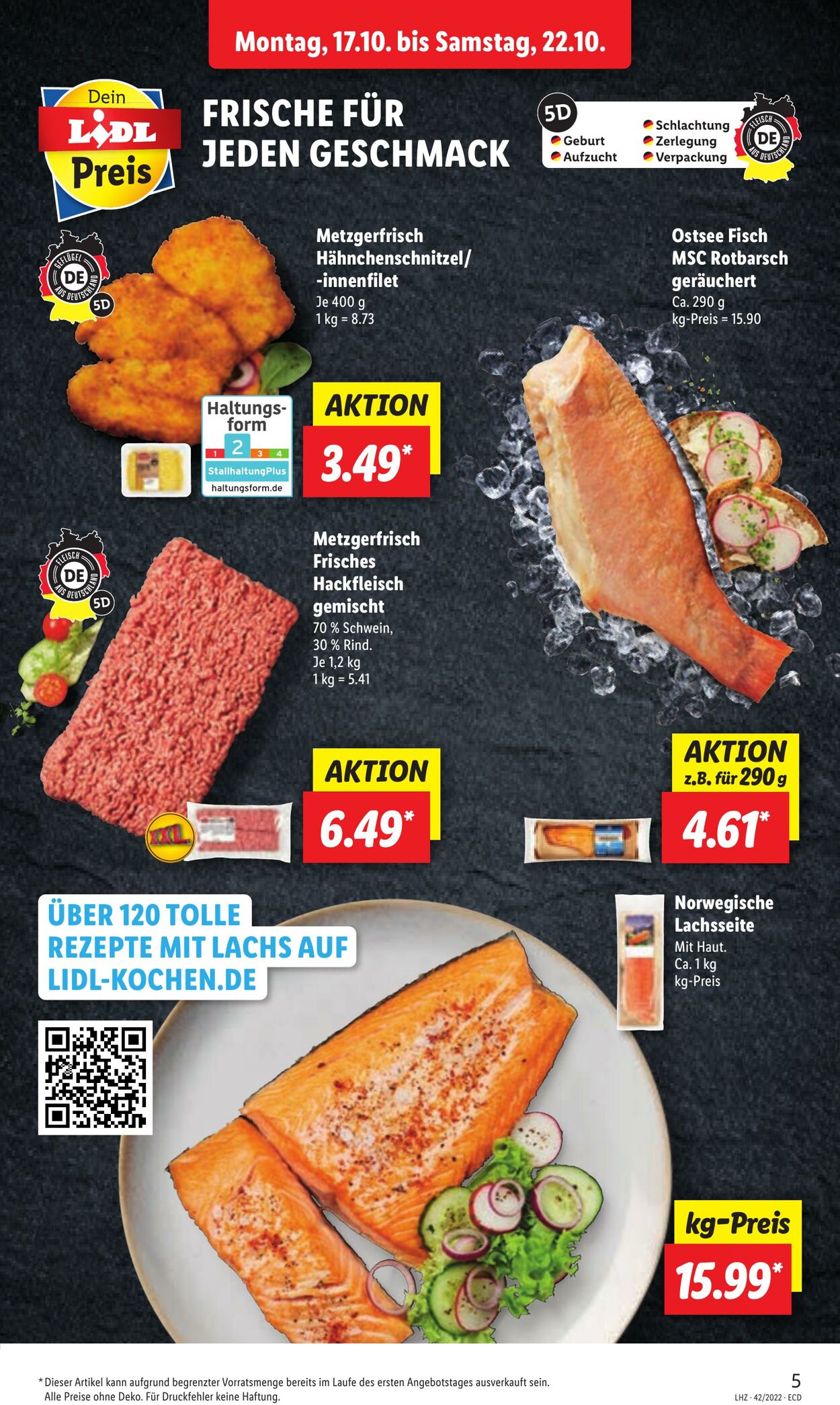 Prospekt Lidl 17.10.2022 - 22.10.2022