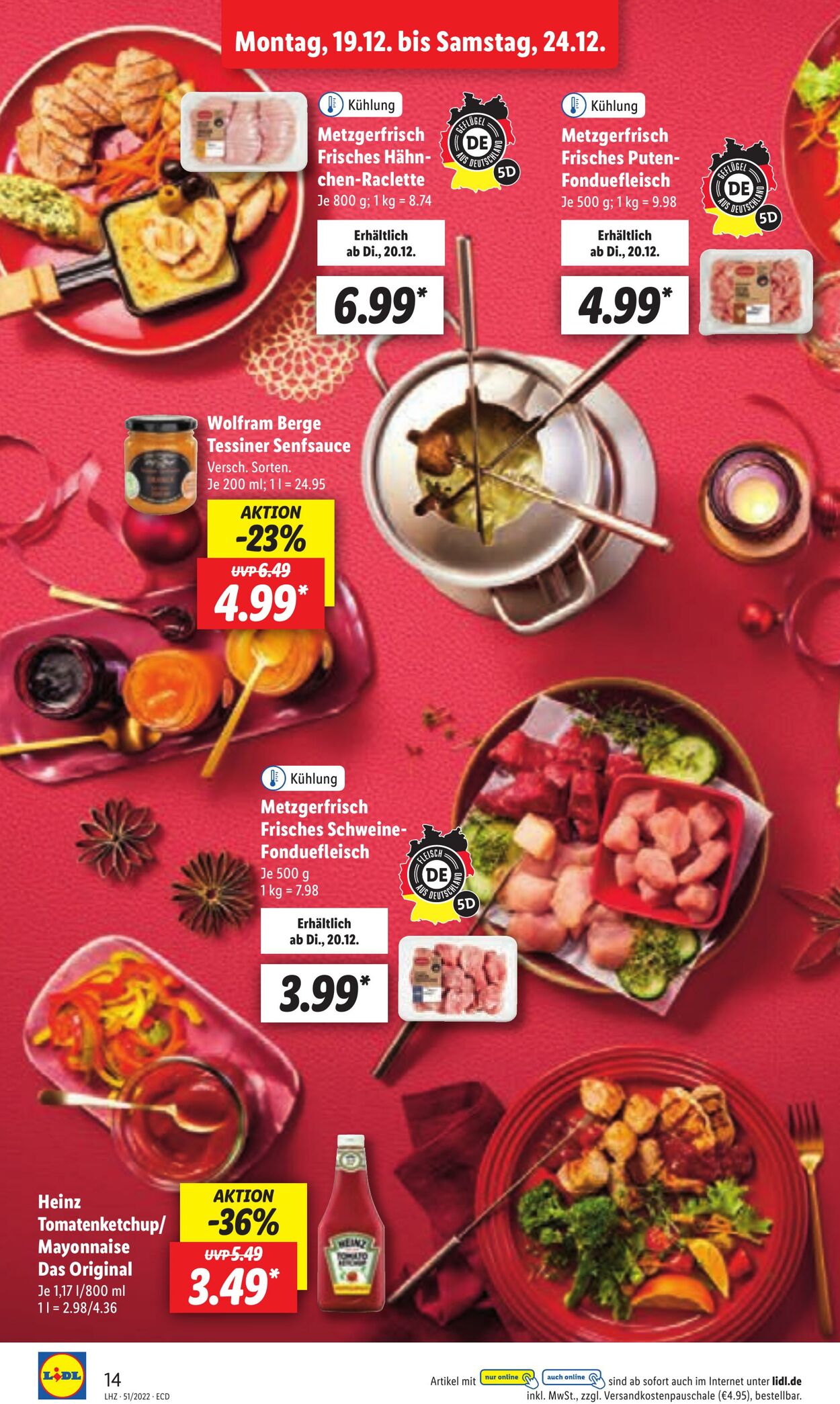 Prospekt Lidl 19.12.2022 - 24.12.2022