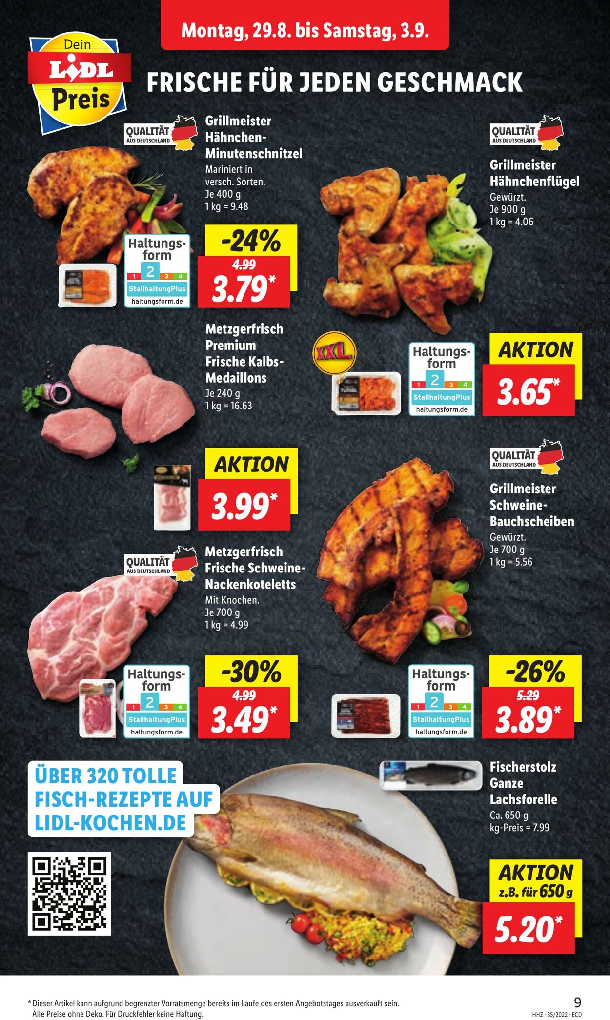 Prospekt Lidl 29.08.2022 - 03.09.2022