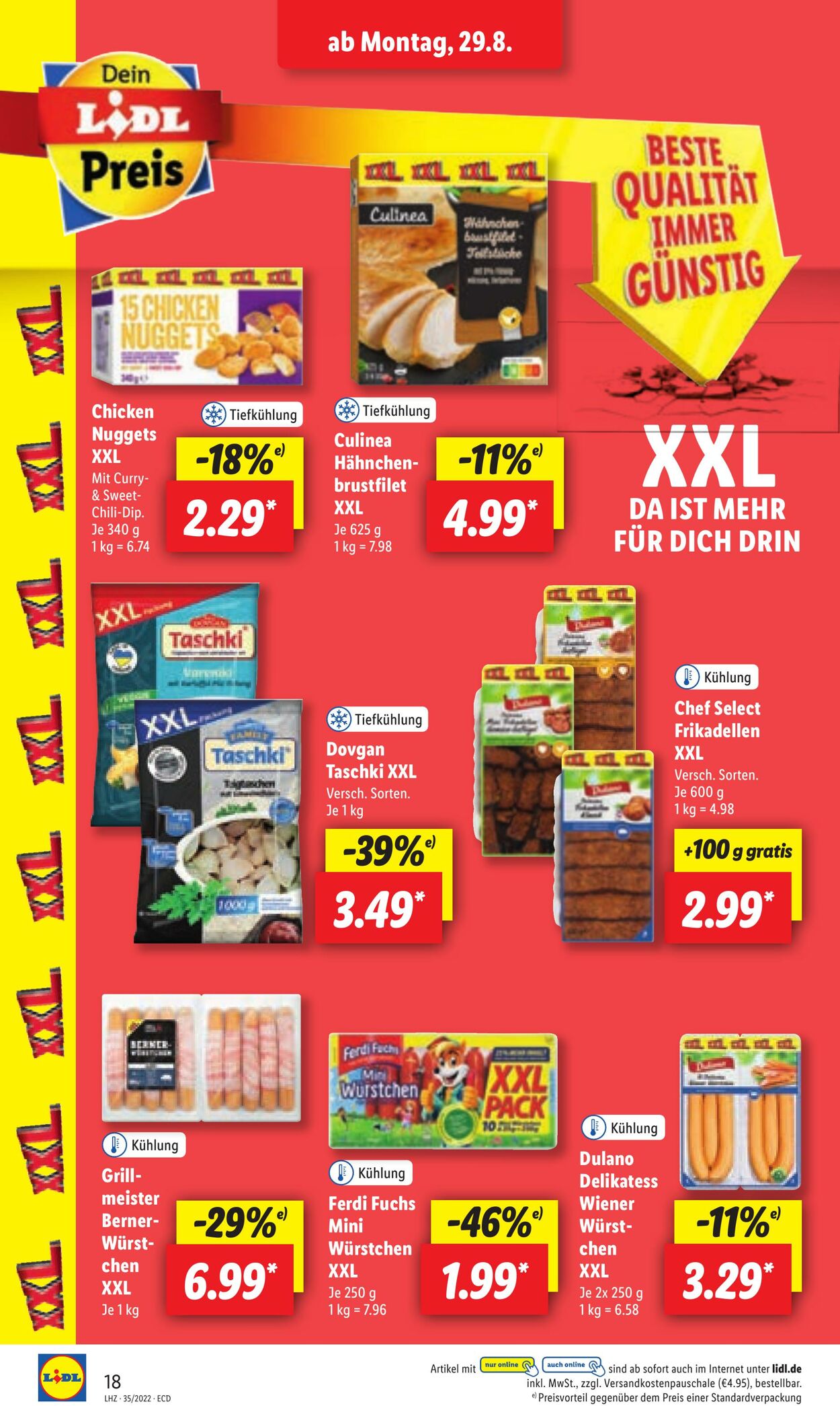 Prospekt Lidl 29.08.2022 - 03.09.2022