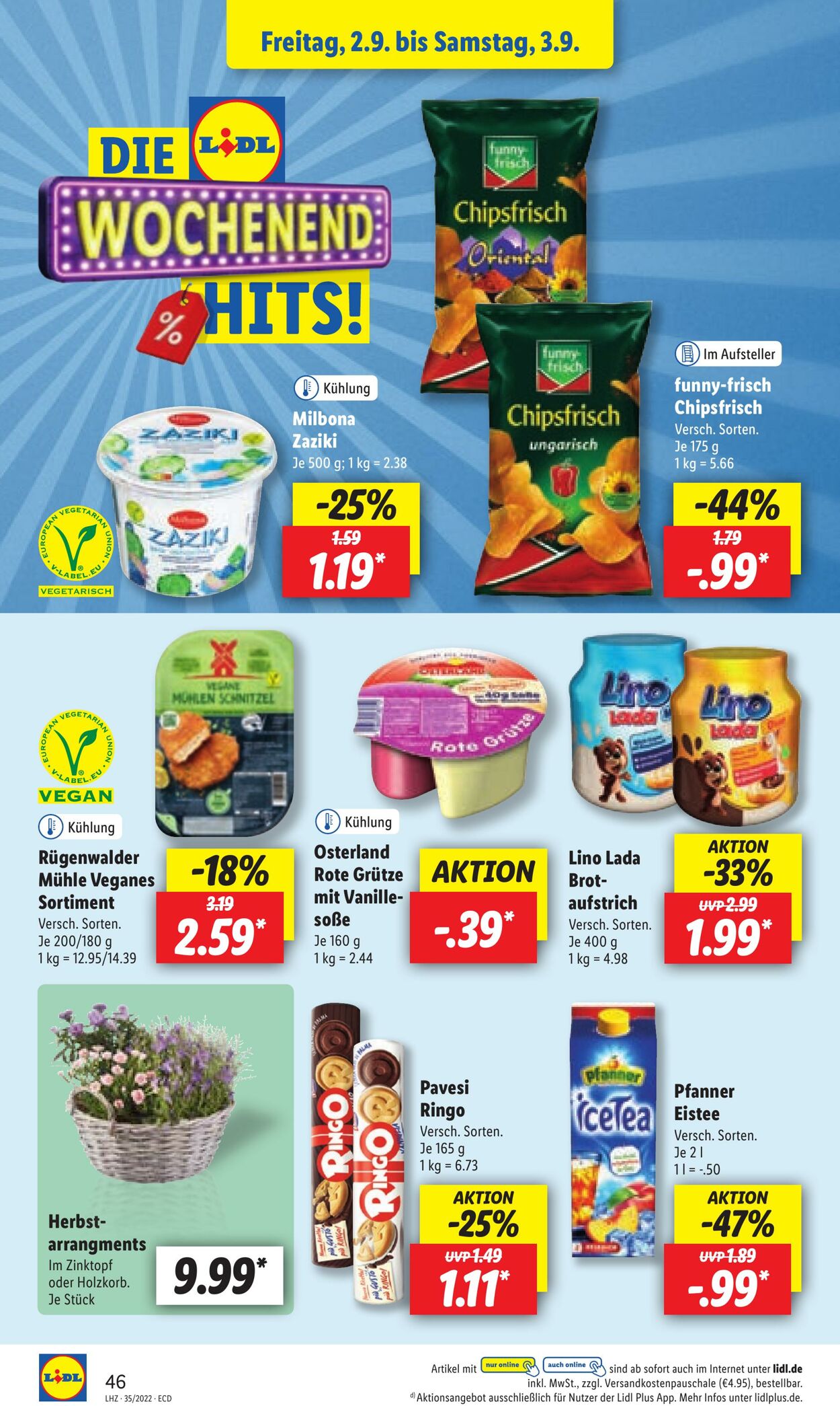 Prospekt Lidl 29.08.2022 - 03.09.2022