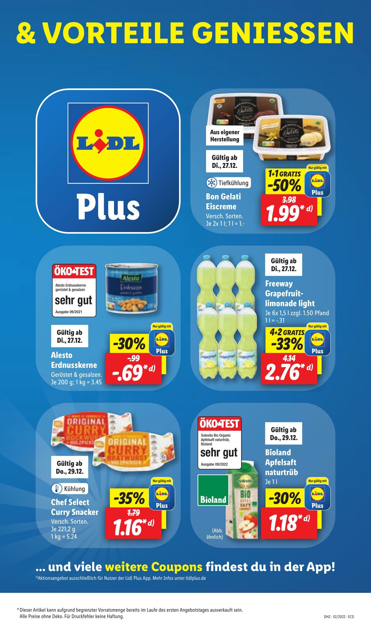 Prospekt Lidl 27.12.2022 - 31.12.2022