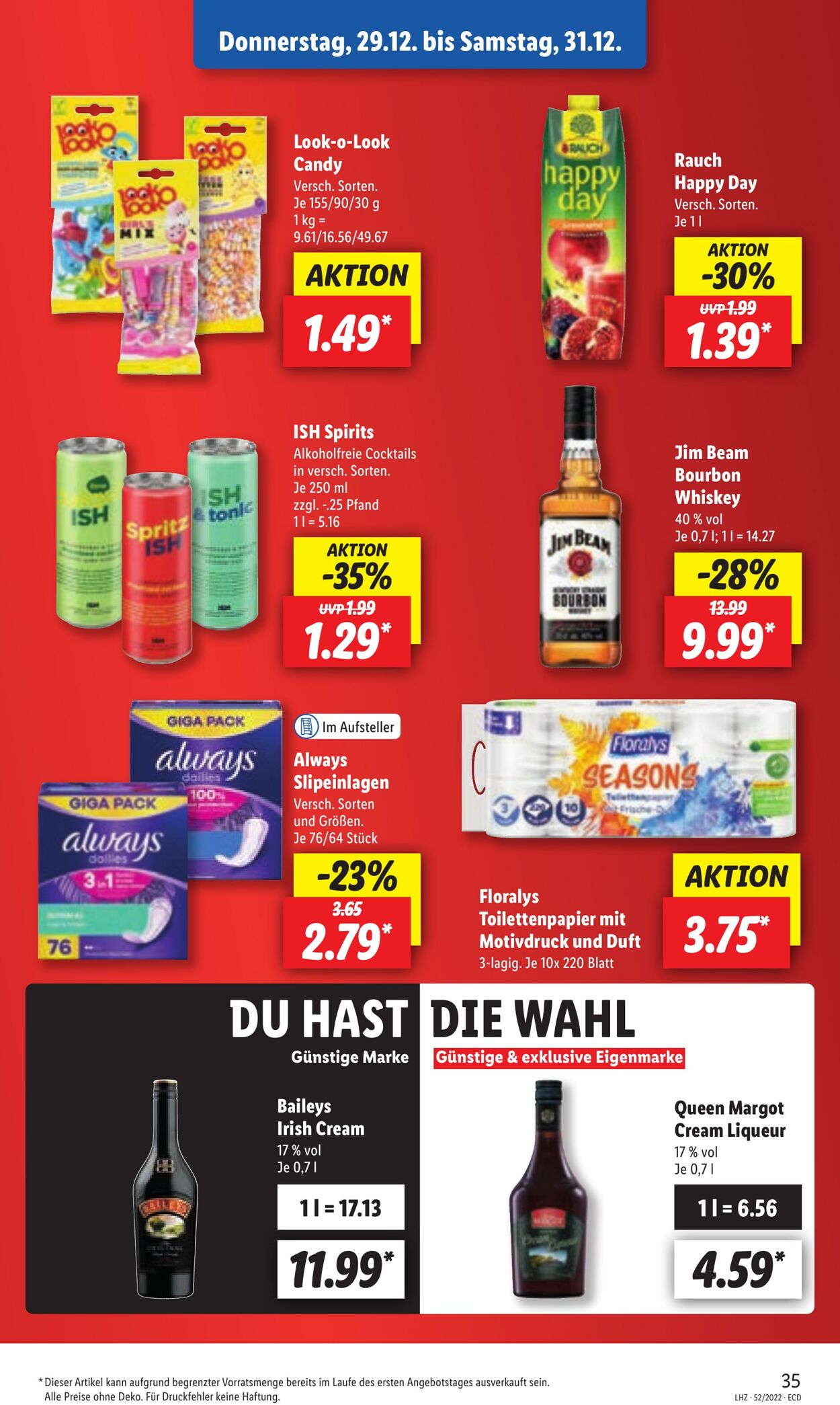 Prospekt Lidl 27.12.2022 - 31.12.2022