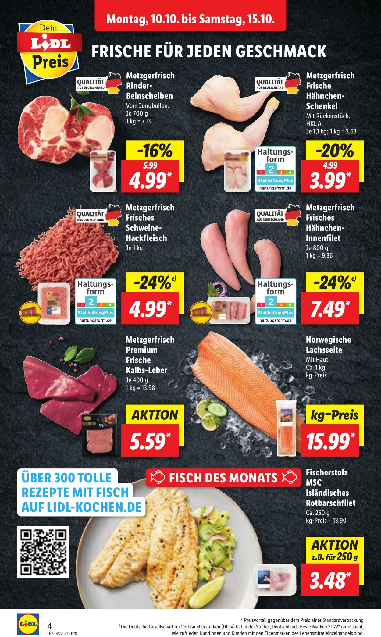 Prospekt Lidl 10.10.2022 - 15.10.2022