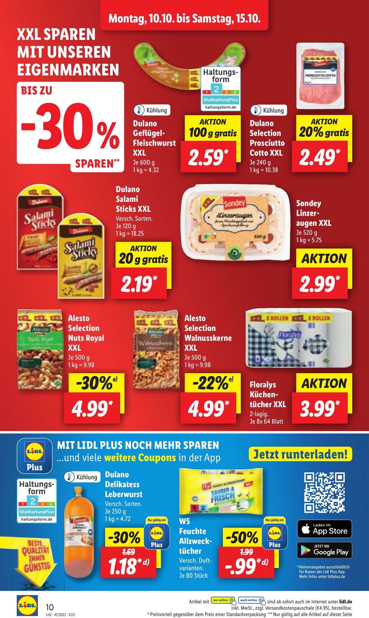 Prospekt Lidl 10.10.2022 - 15.10.2022