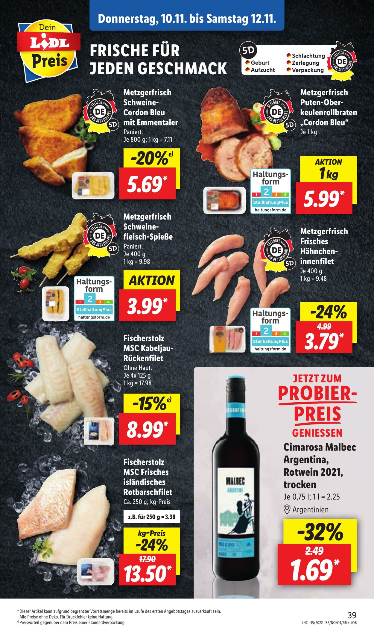 Prospekt Lidl 07.11.2022 - 12.11.2022