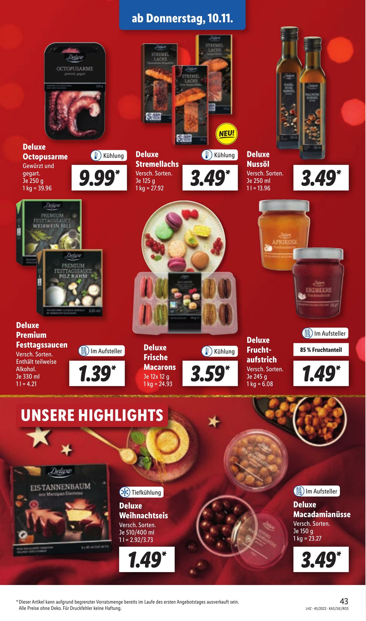 Prospekt Lidl 07.11.2022 - 12.11.2022