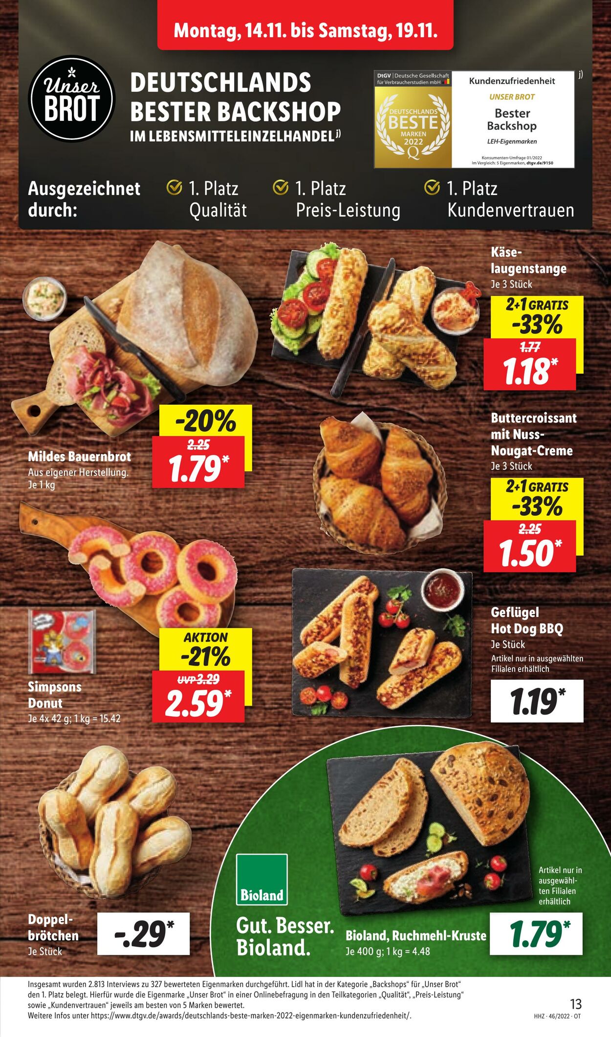 Prospekt Lidl 14.11.2022 - 19.11.2022