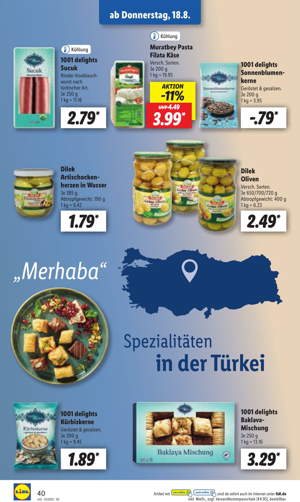 Prospekt Lidl 15.08.2022 - 20.08.2022