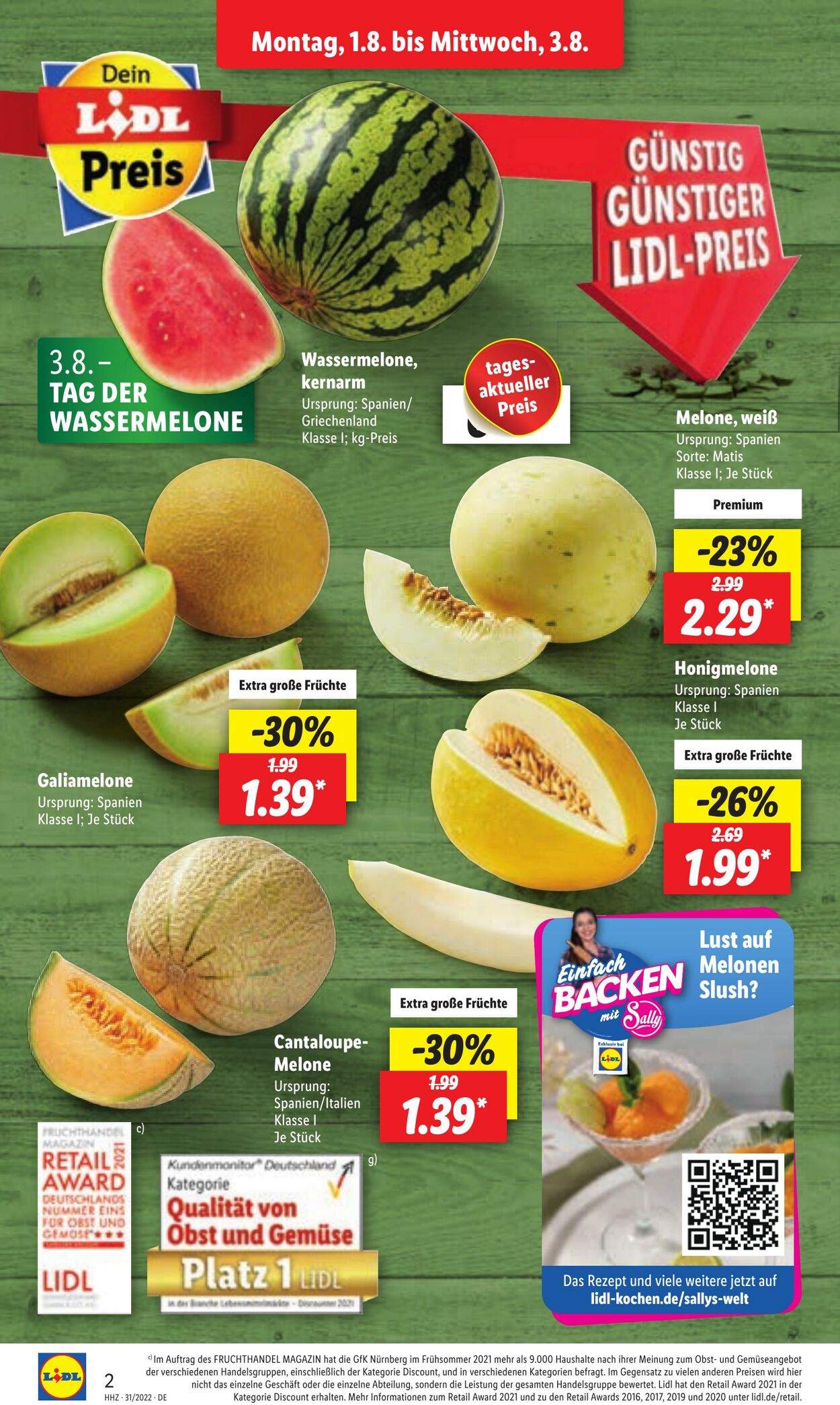 Prospekt Lidl 01.08.2022 - 06.08.2022