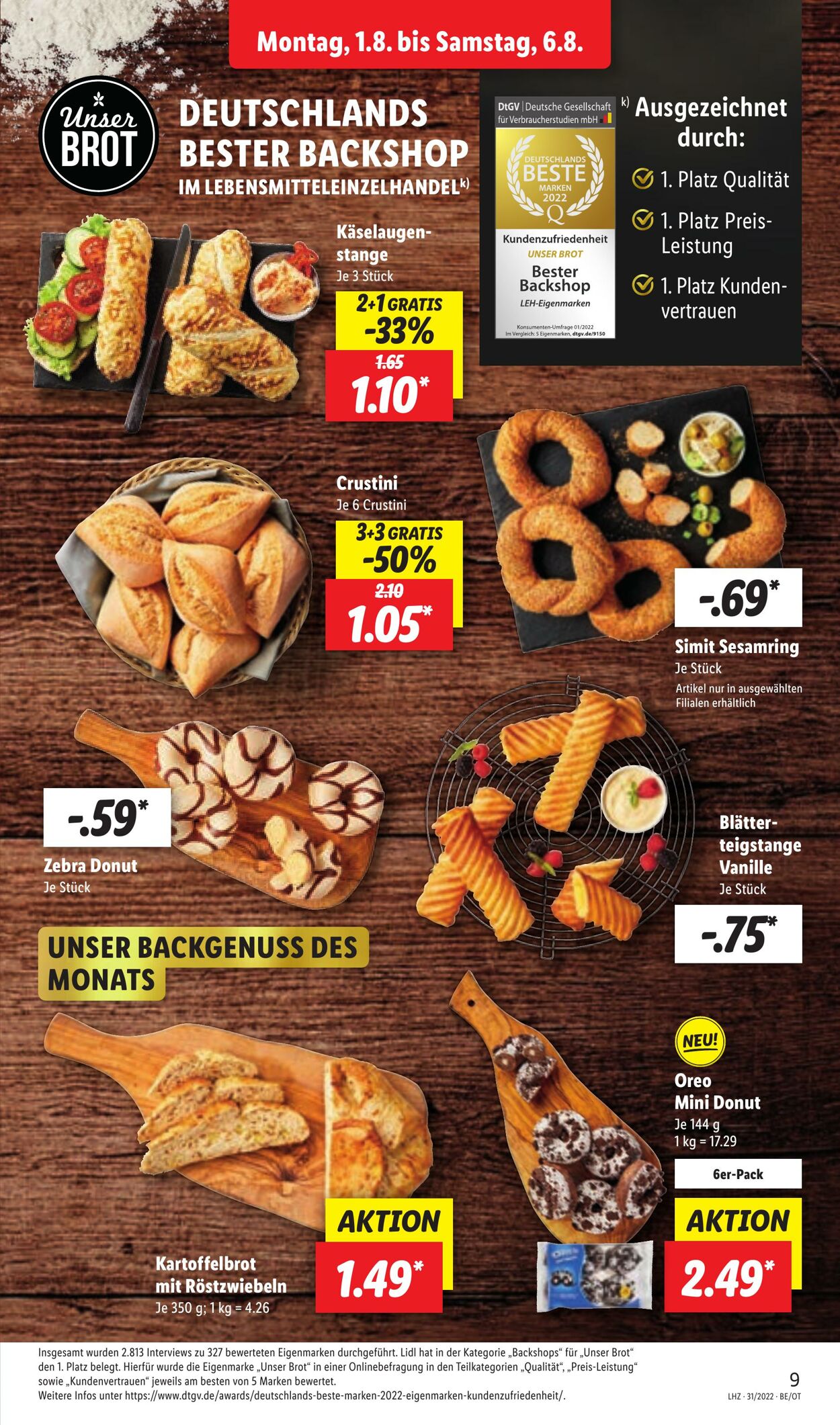 Prospekt Lidl 01.08.2022 - 06.08.2022