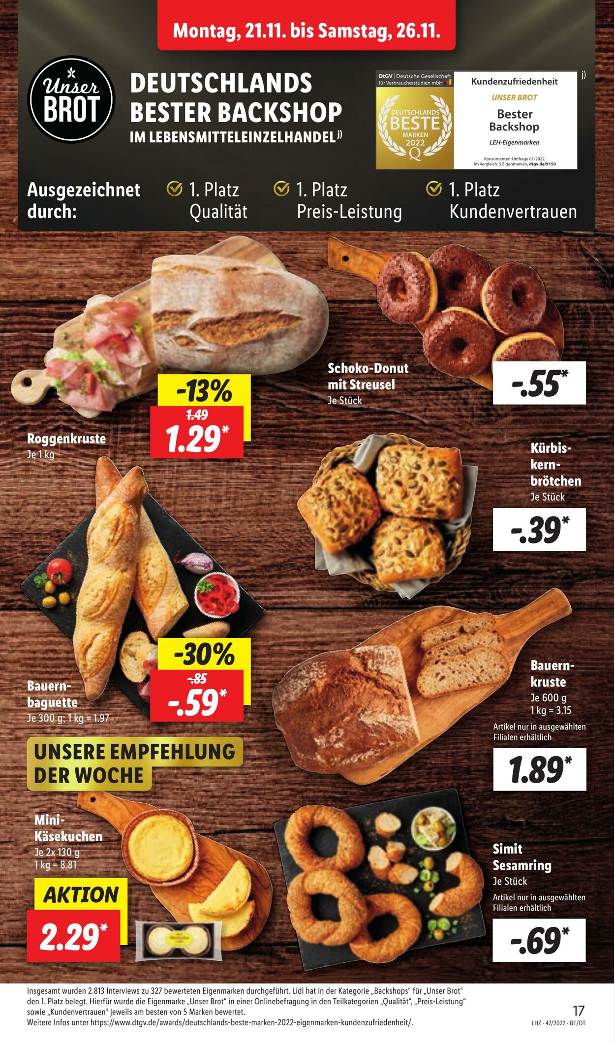 Prospekt Lidl 21.11.2022 - 26.11.2022