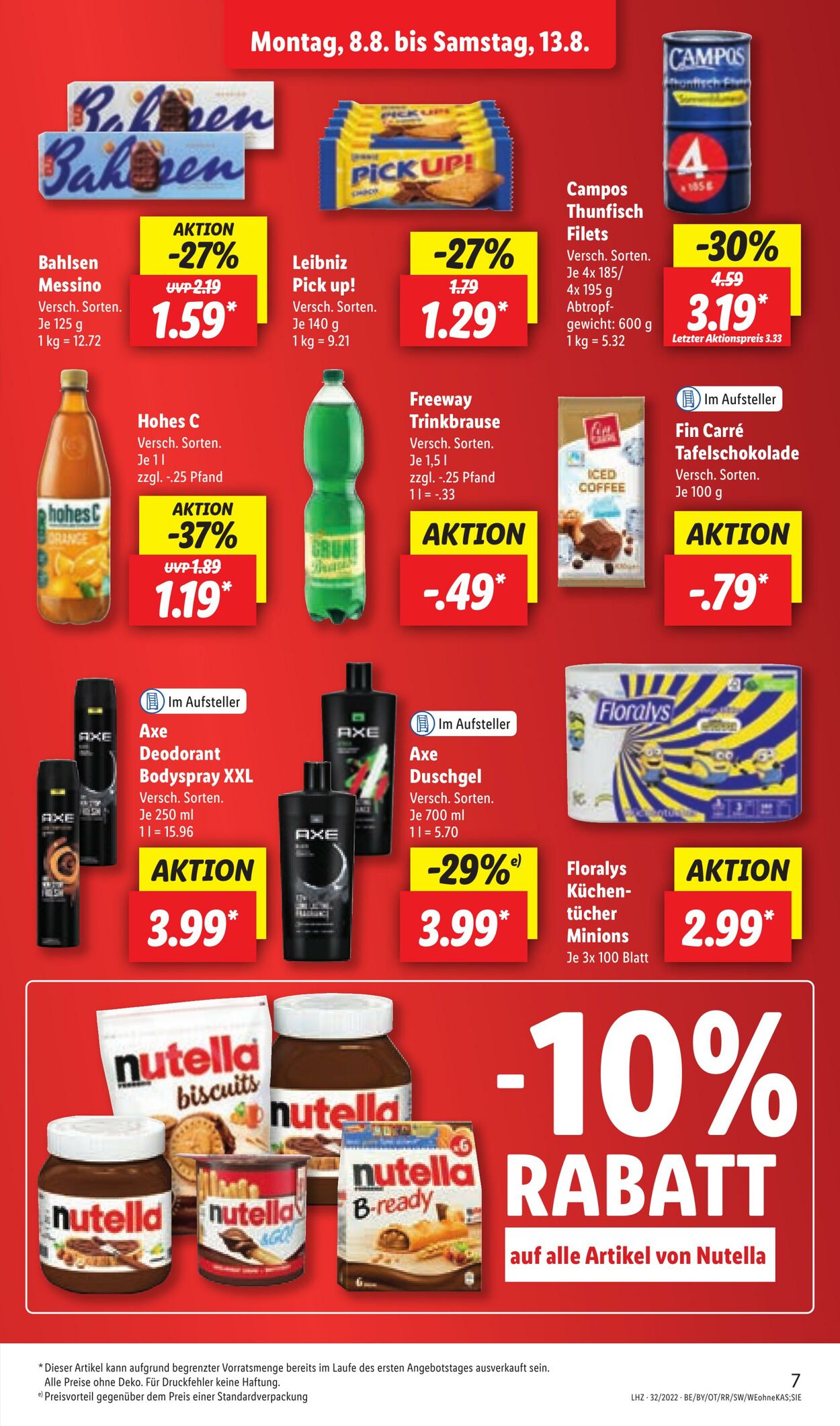 Prospekt Lidl 08.08.2022 - 13.08.2022