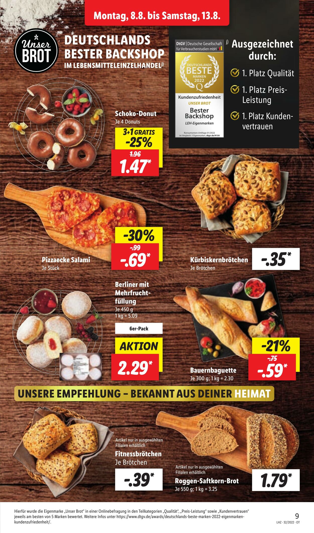 Prospekt Lidl 08.08.2022 - 13.08.2022