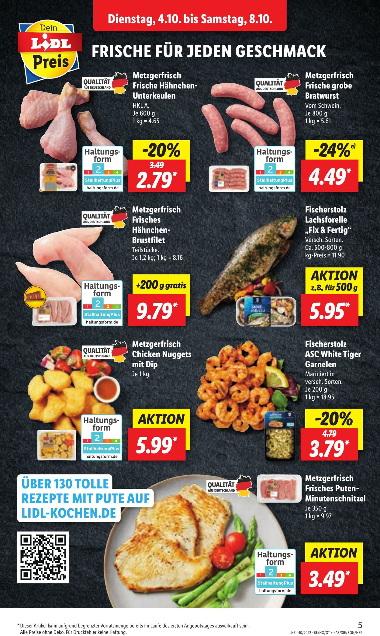 Prospekt Lidl 04.10.2022 - 08.10.2022