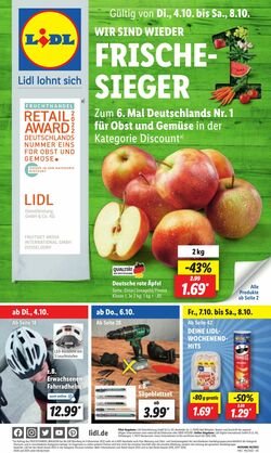 Prospekt Lidl 04.10.2022 - 08.10.2022