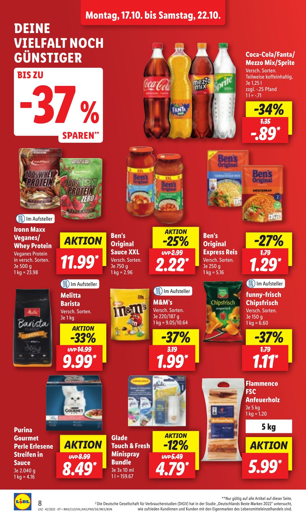 Prospekt Lidl 17.10.2022 - 22.10.2022