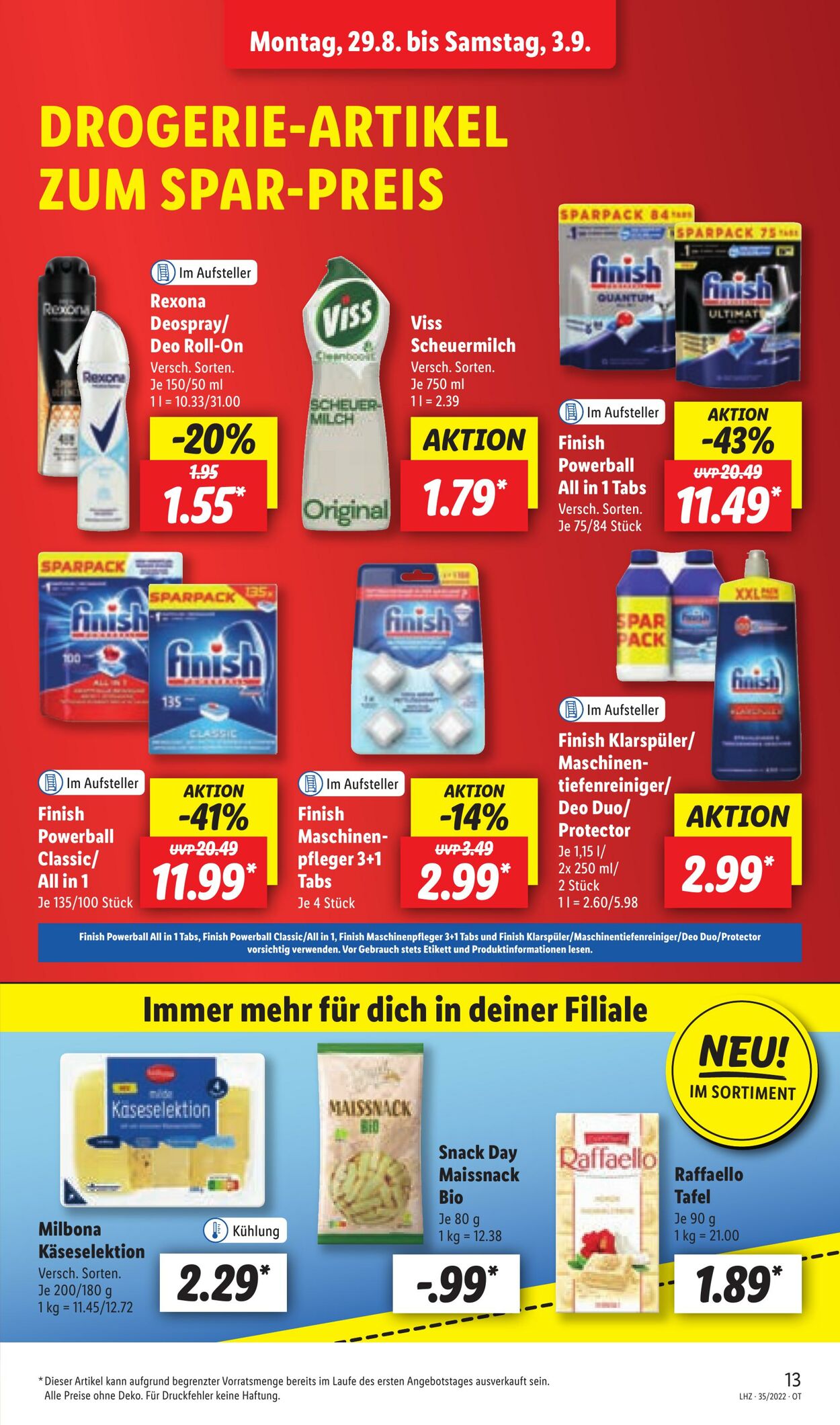 Prospekt Lidl 29.08.2022 - 03.09.2022