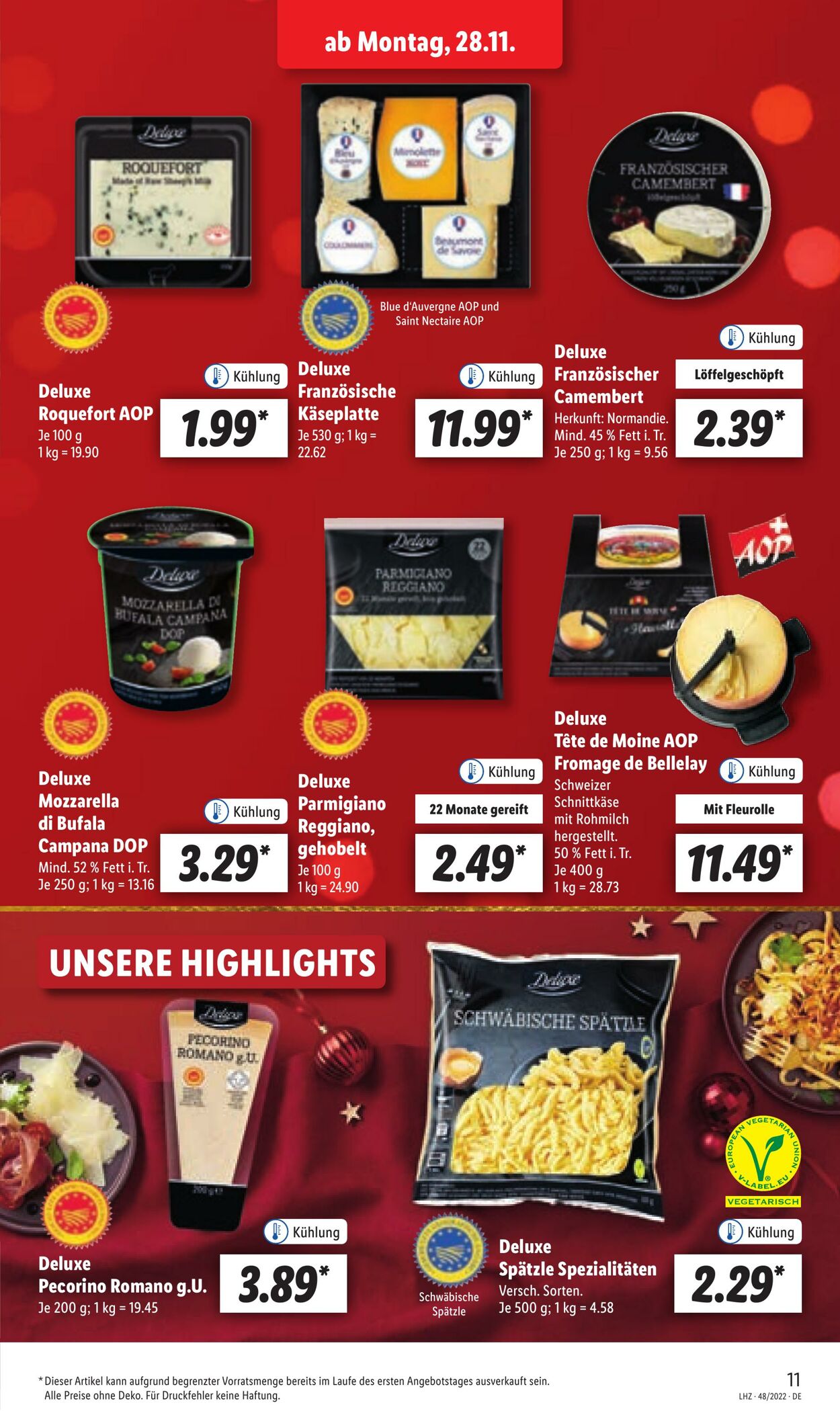 Prospekt Lidl 28.11.2022 - 03.12.2022