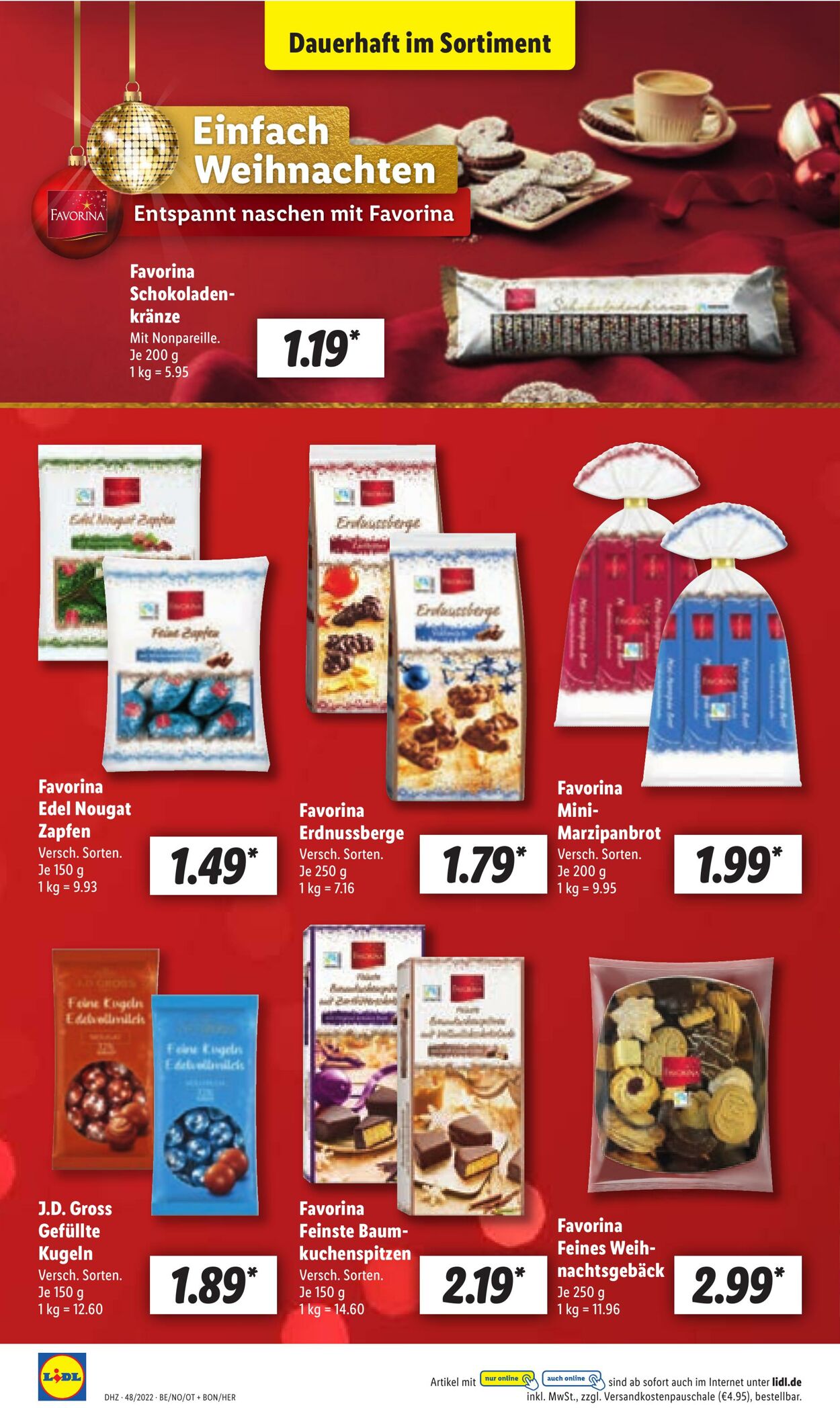 Prospekt Lidl 28.11.2022 - 03.12.2022