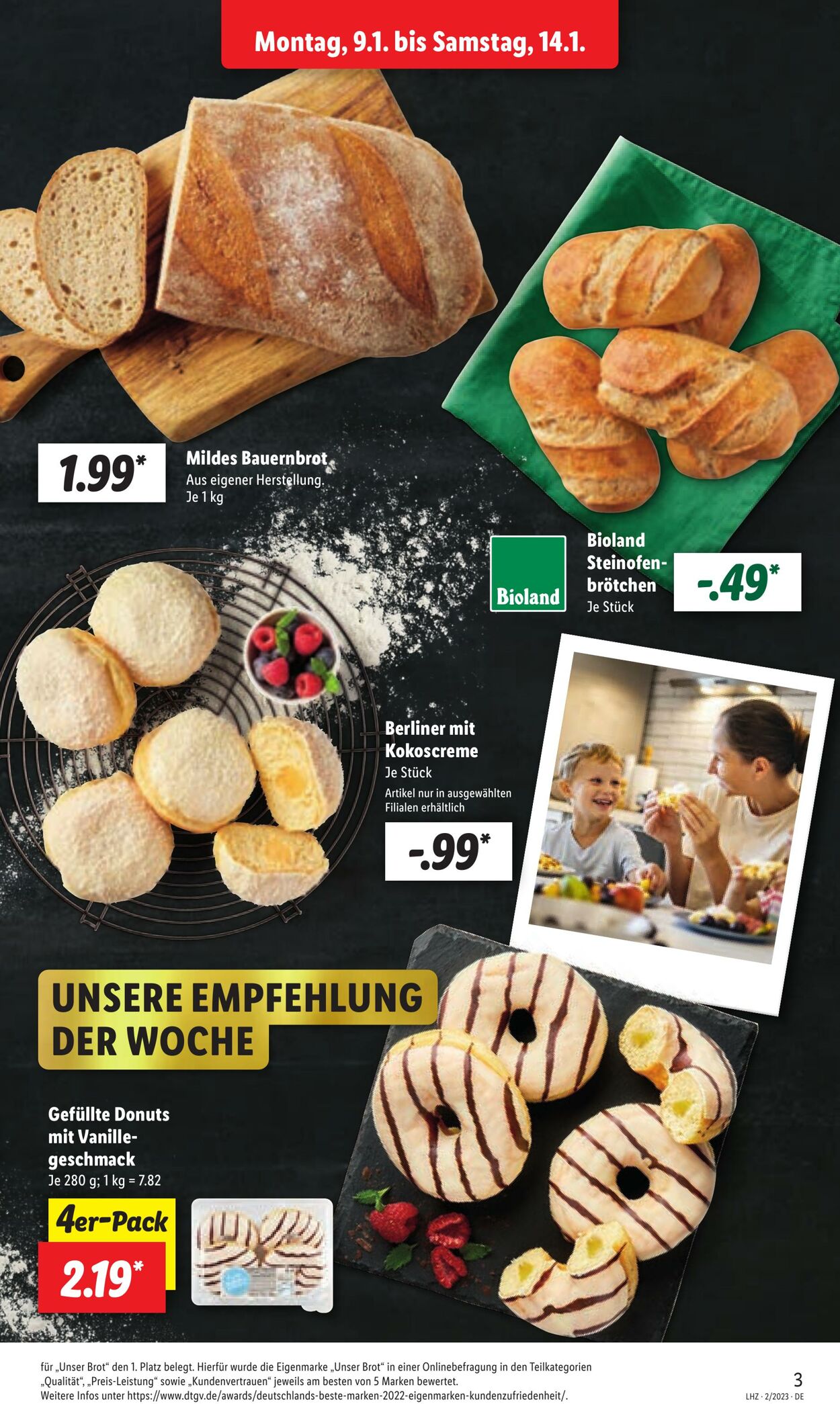 Prospekt Lidl 09.01.2023 - 14.01.2023