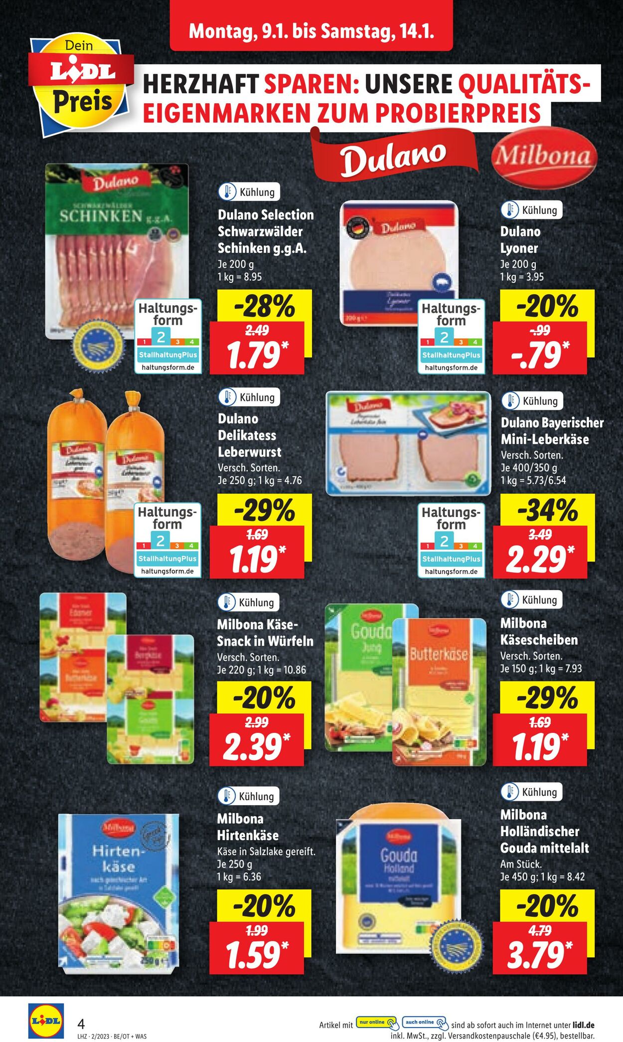 Prospekt Lidl 09.01.2023 - 14.01.2023