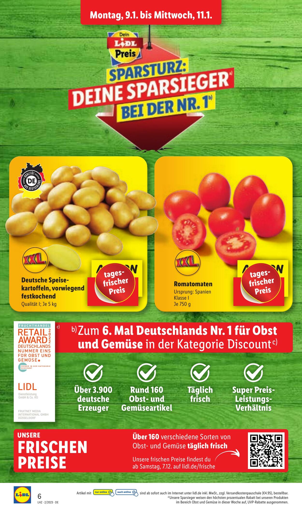 Prospekt Lidl 09.01.2023 - 14.01.2023