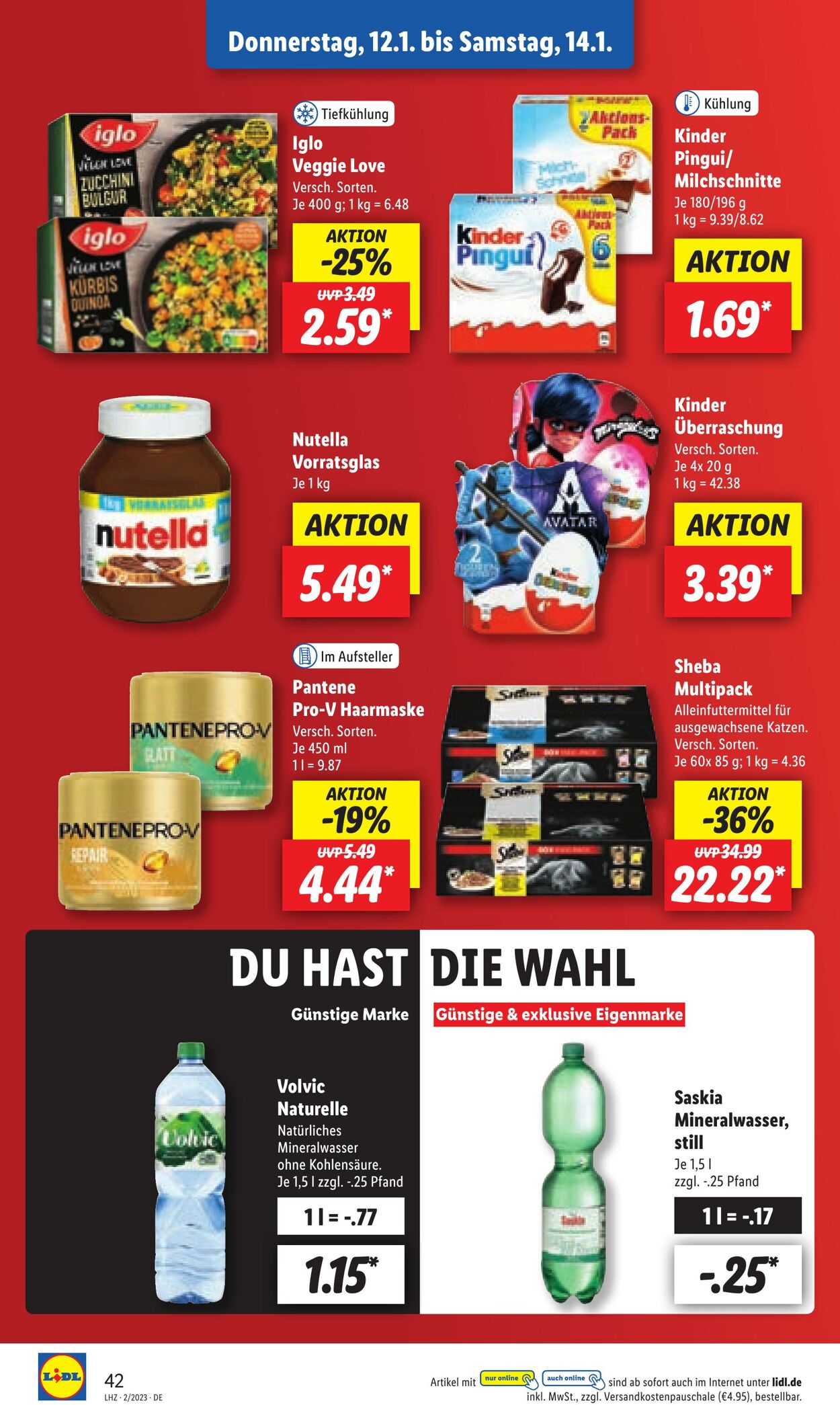 Prospekt Lidl 09.01.2023 - 14.01.2023