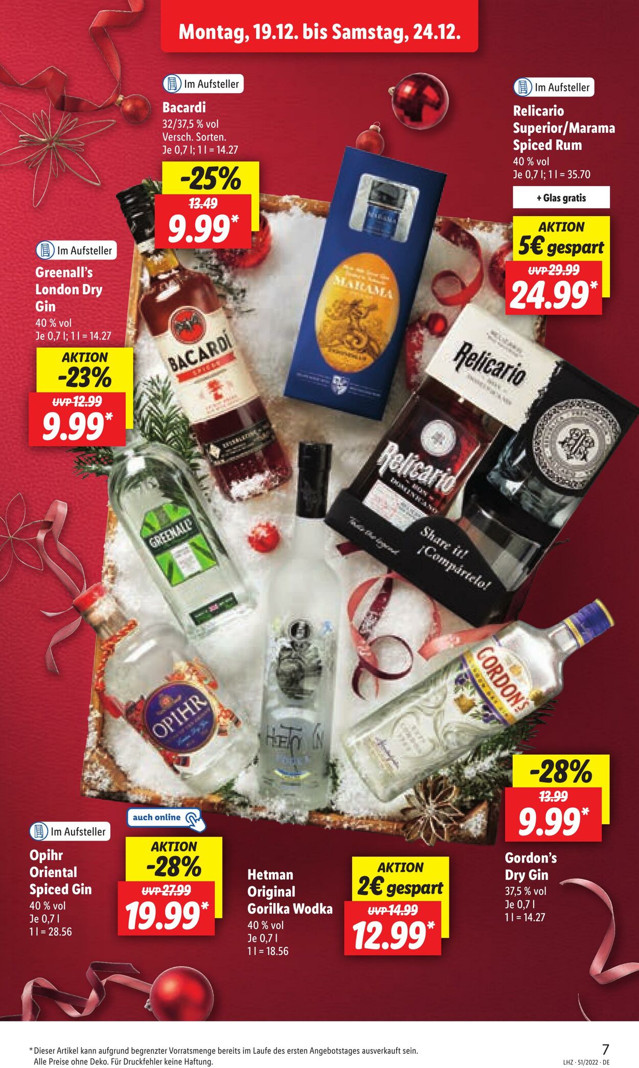 Prospekt Lidl 19.12.2022 - 24.12.2022