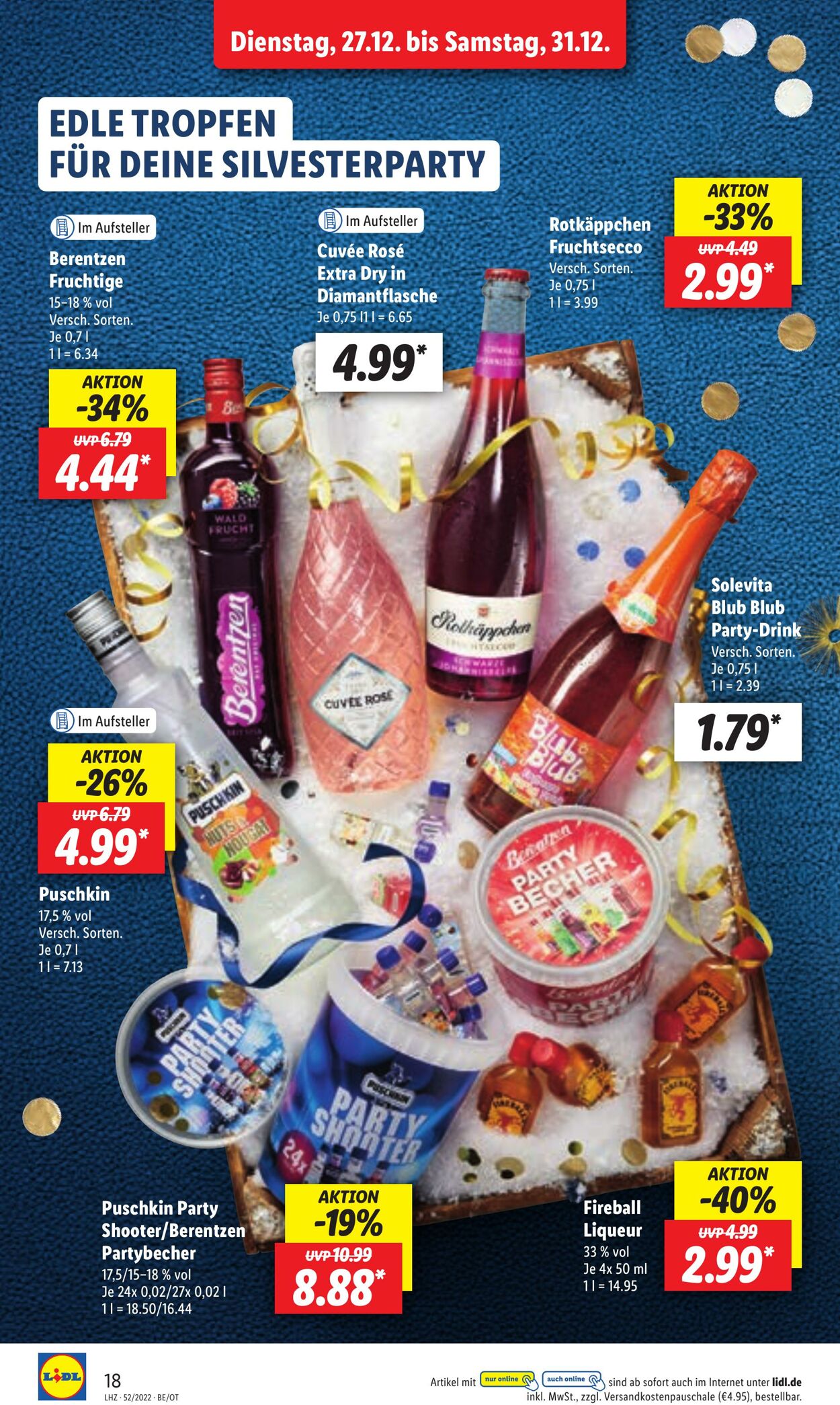 Prospekt Lidl 27.12.2022 - 31.12.2022