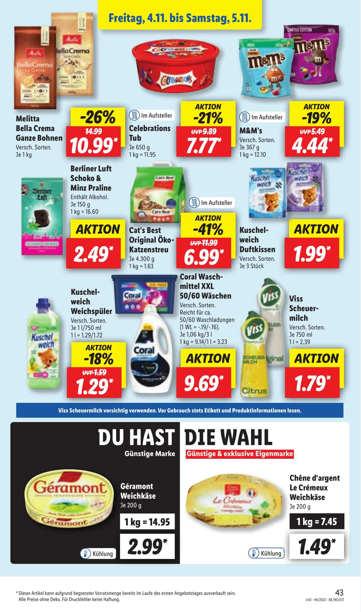 Prospekt Lidl 31.10.2022 - 05.11.2022