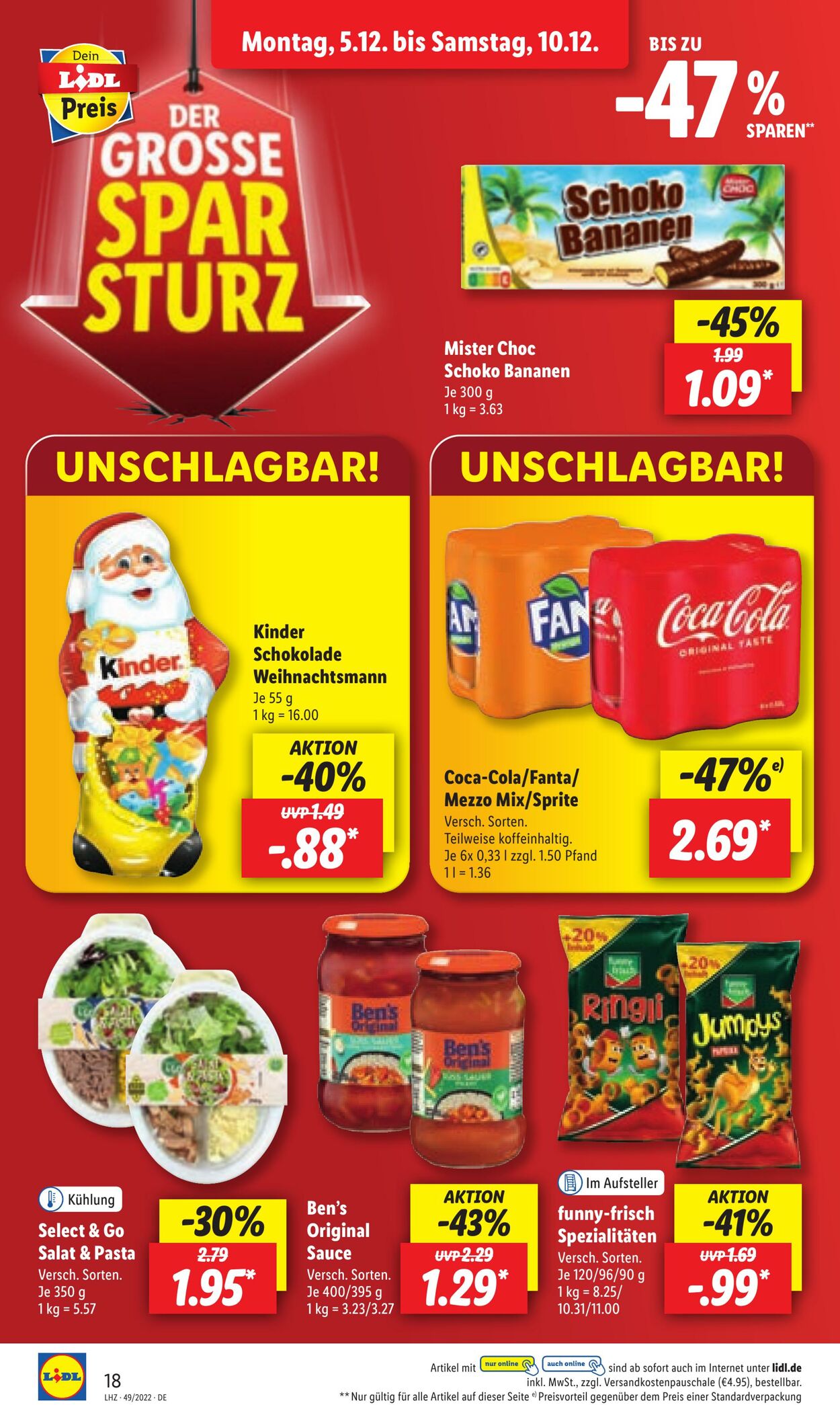 Prospekt Lidl 05.12.2022 - 10.12.2022