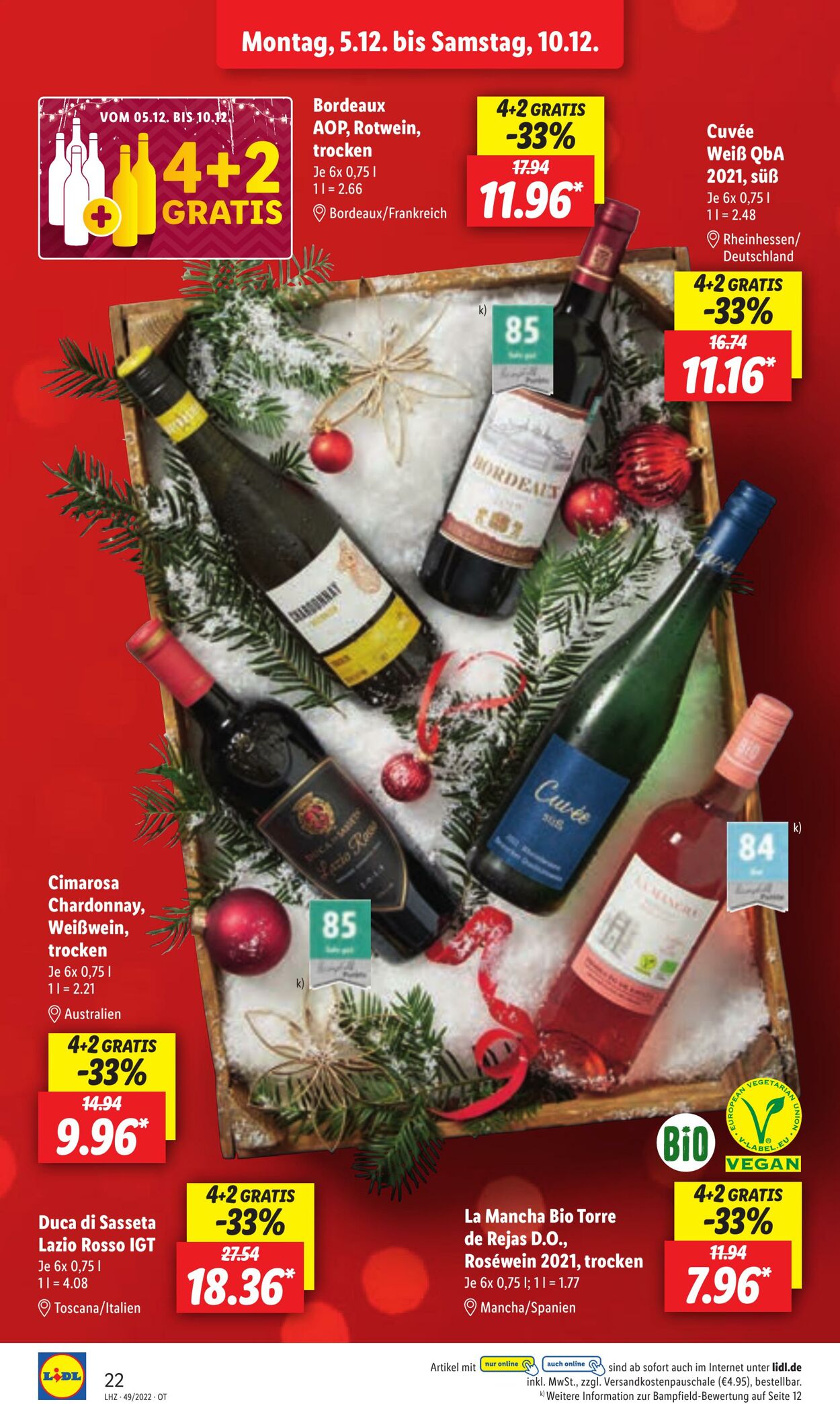 Prospekt Lidl 05.12.2022 - 10.12.2022