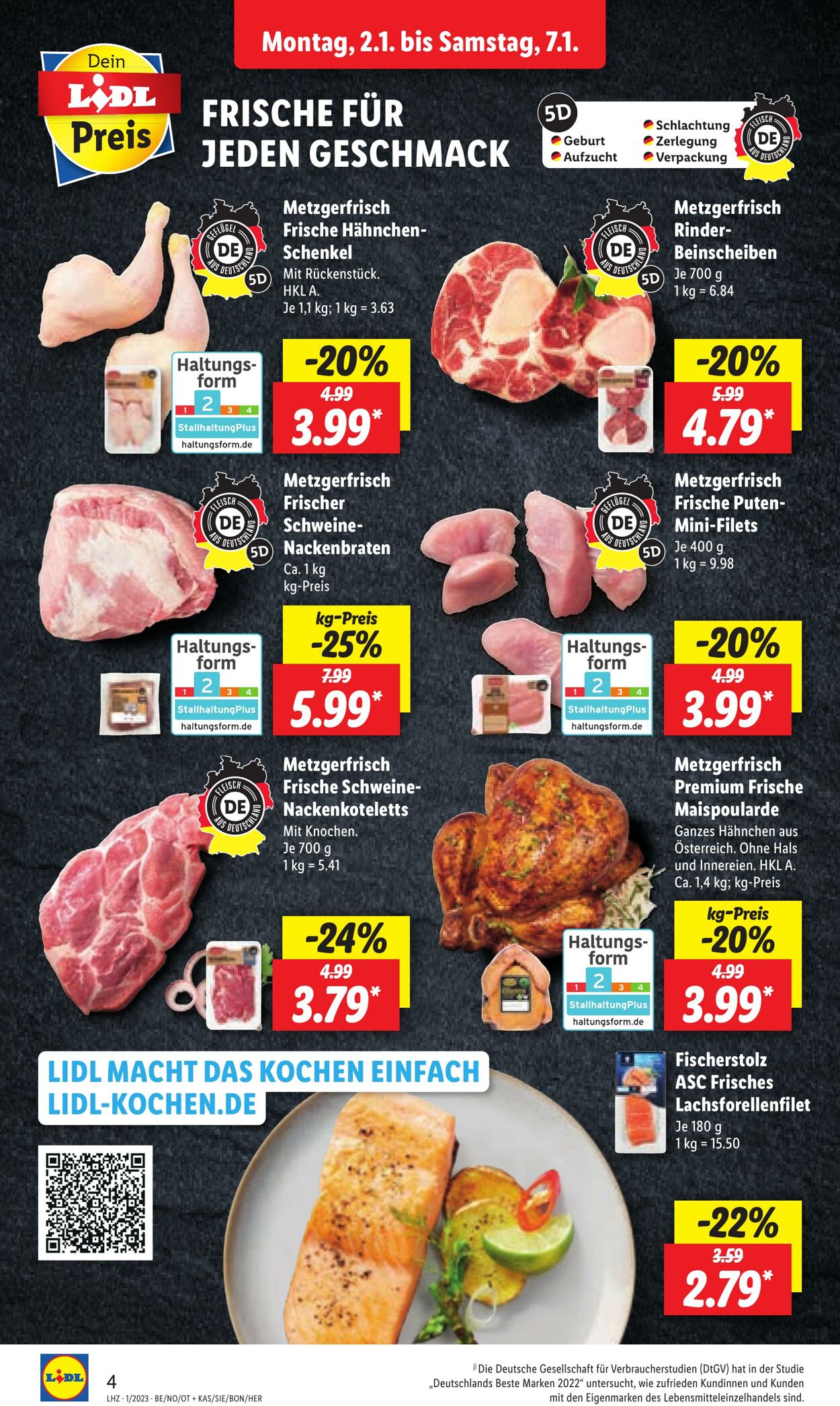 Prospekt Lidl 02.01.2023 - 07.01.2023