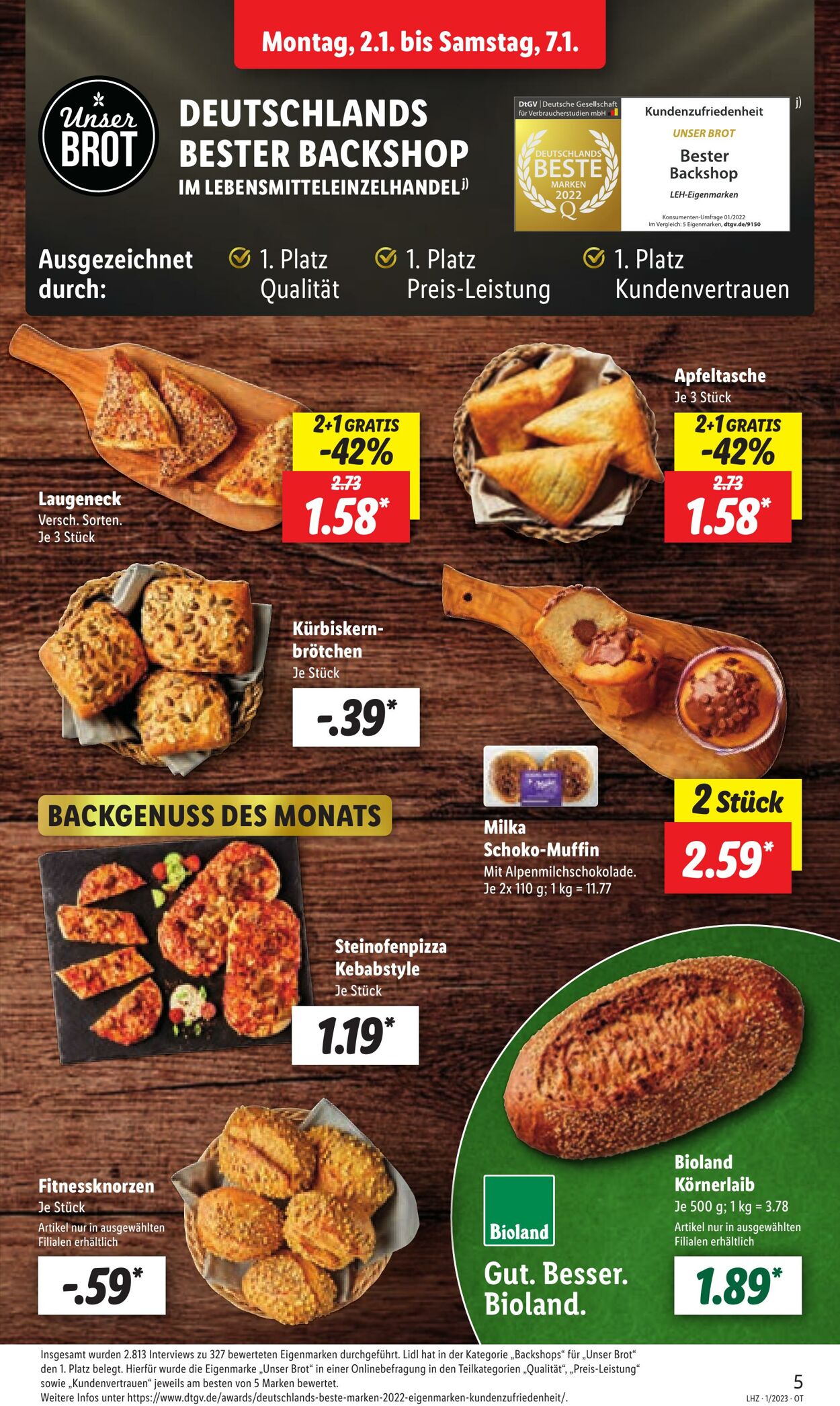 Prospekt Lidl 02.01.2023 - 07.01.2023