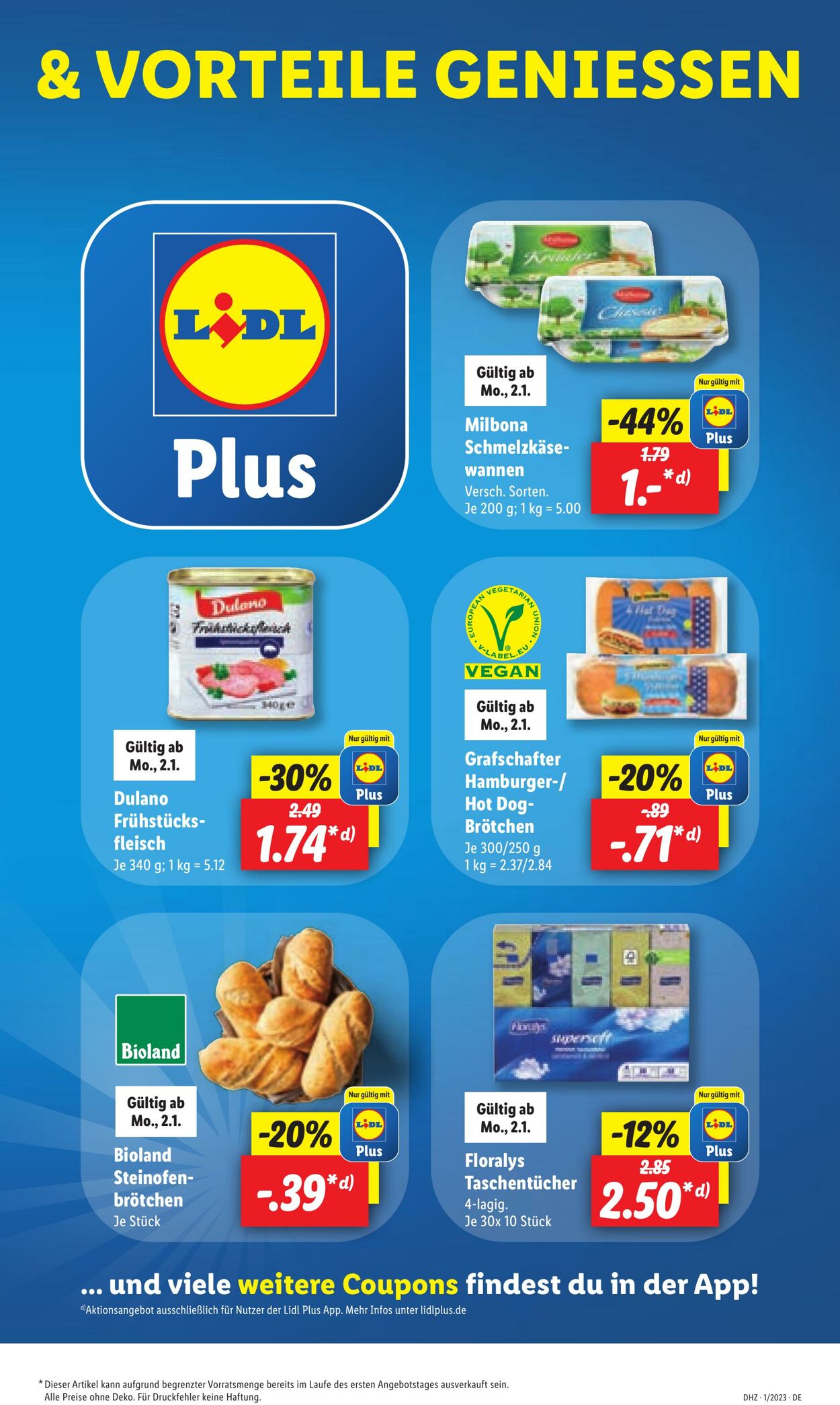 Prospekt Lidl 02.01.2023 - 07.01.2023