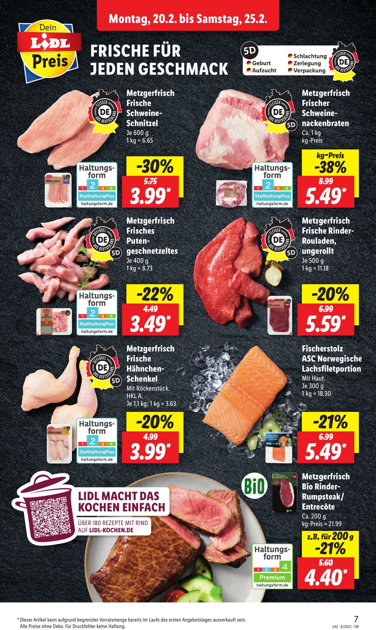 Prospekt Lidl 20.02.2023 - 25.02.2023