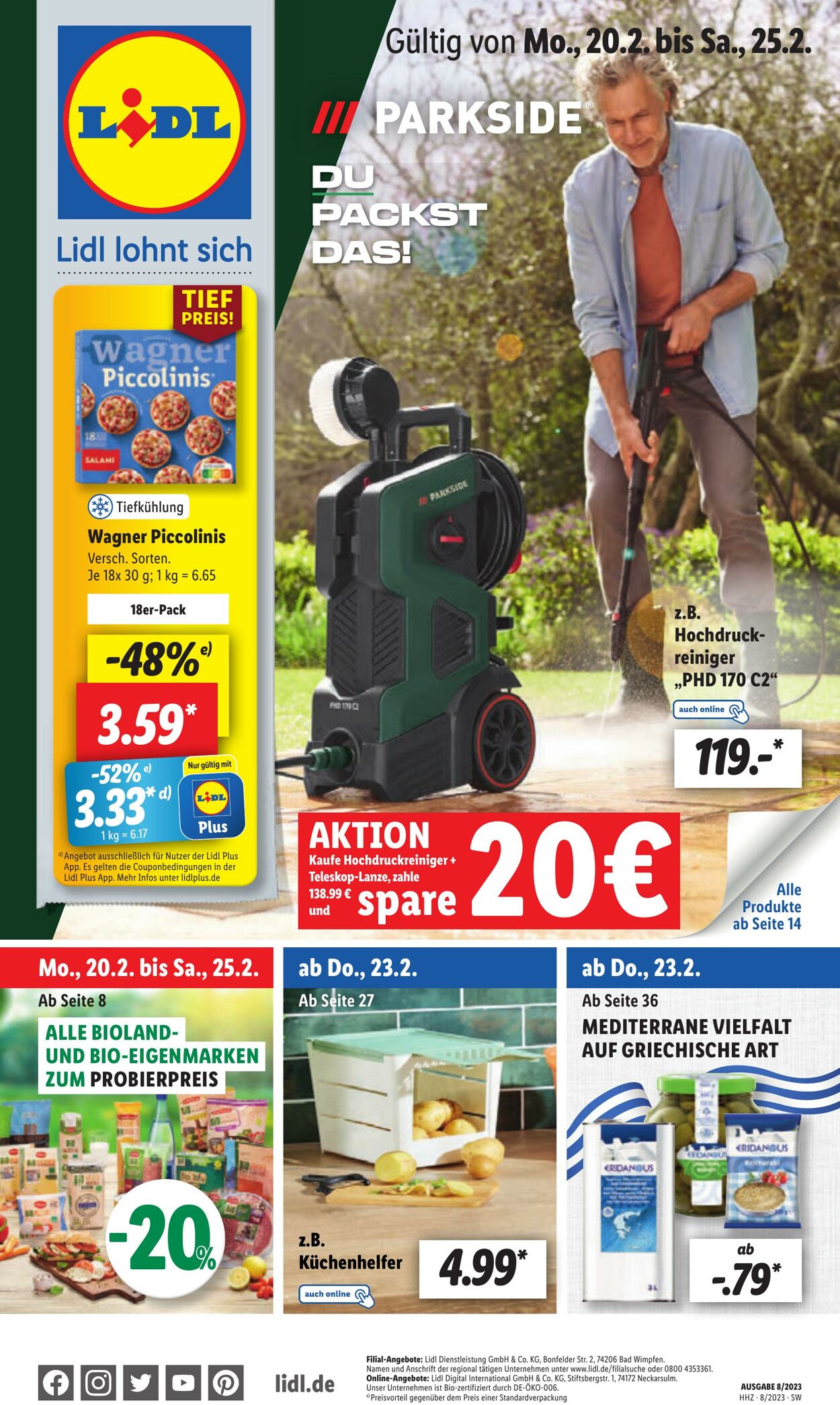 Prospekt Lidl 20.02.2023 - 25.02.2023