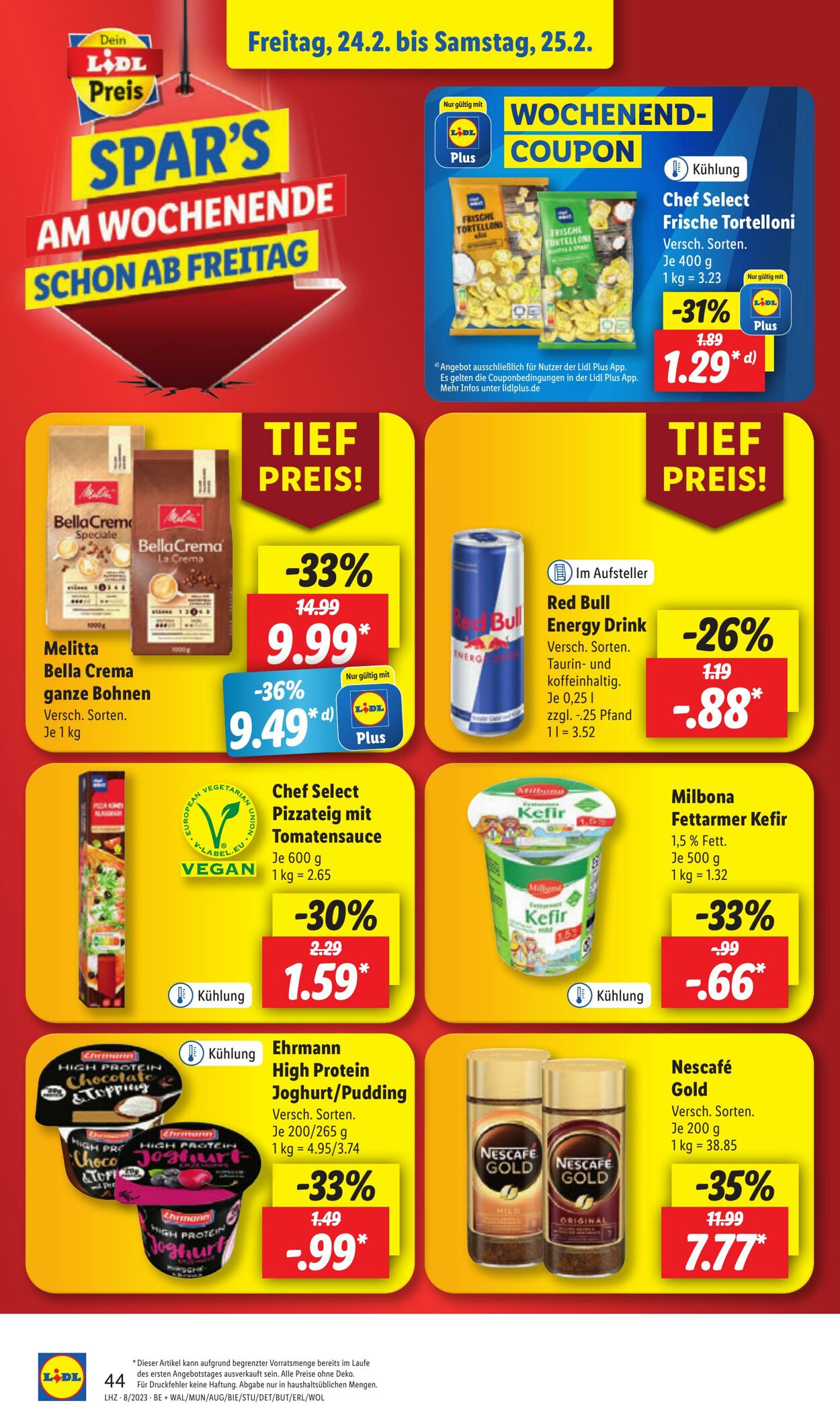 Prospekt Lidl 20.02.2023 - 25.02.2023