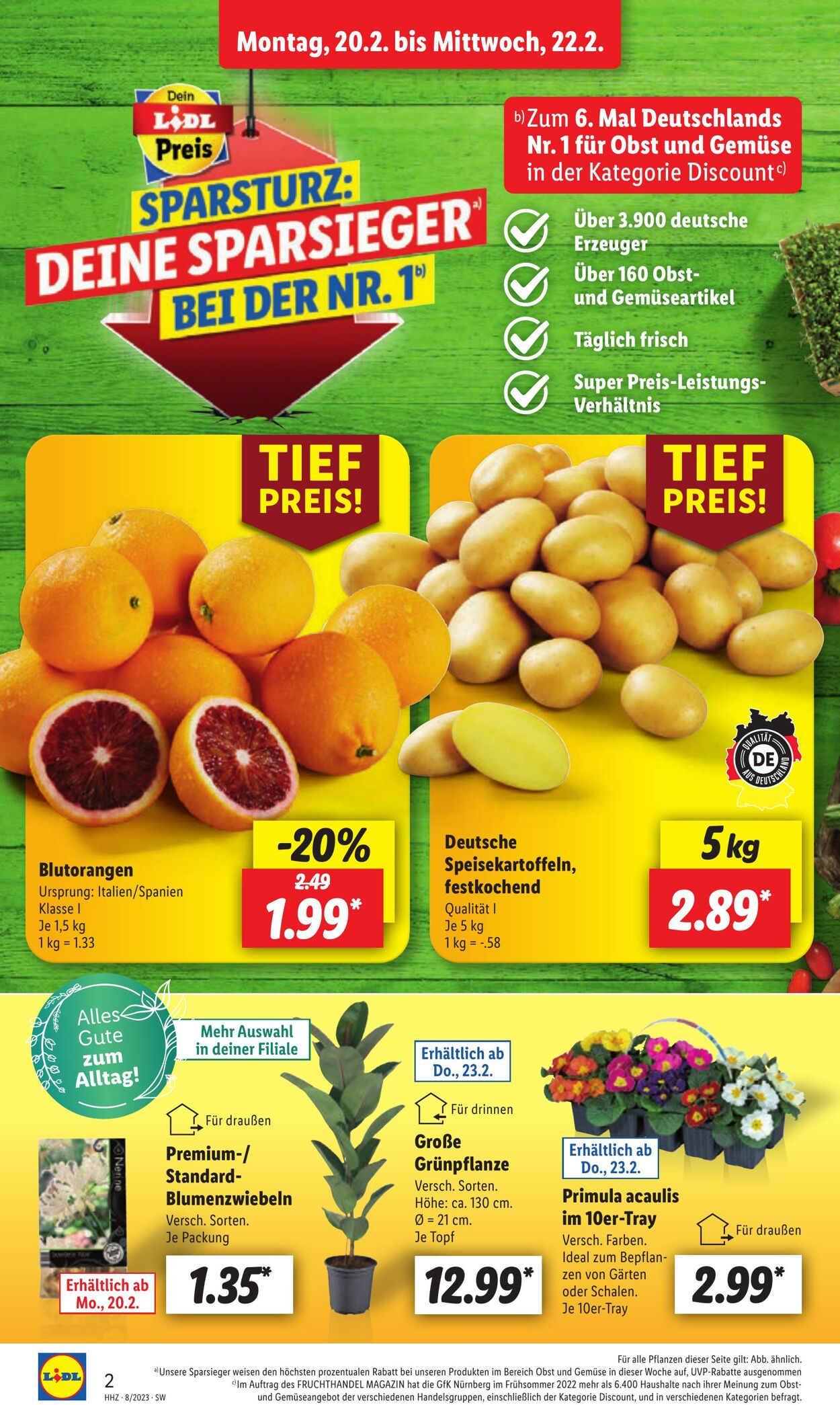 Prospekt Lidl 20.02.2023 - 25.02.2023