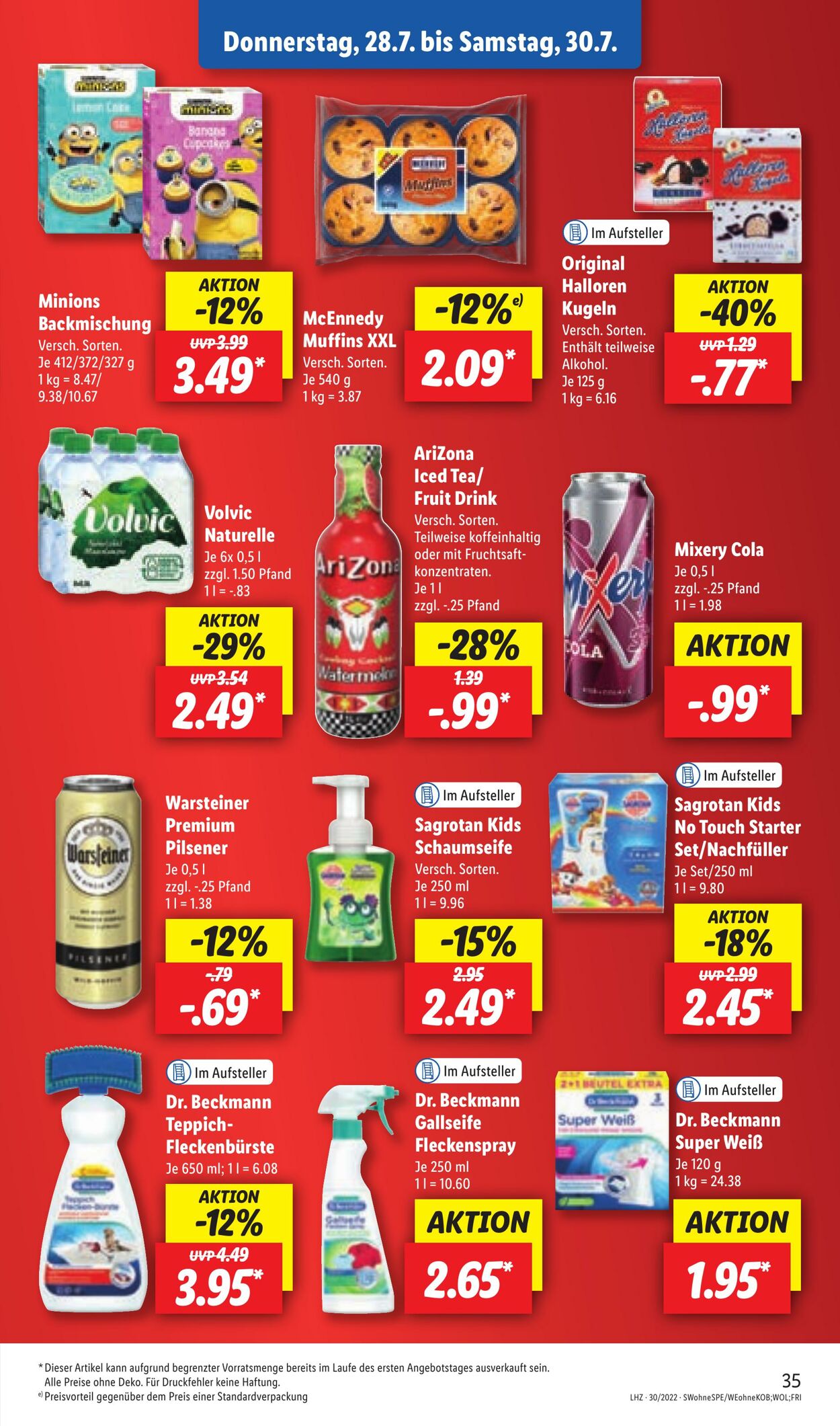 Prospekt Lidl 25.07.2022 - 30.07.2022