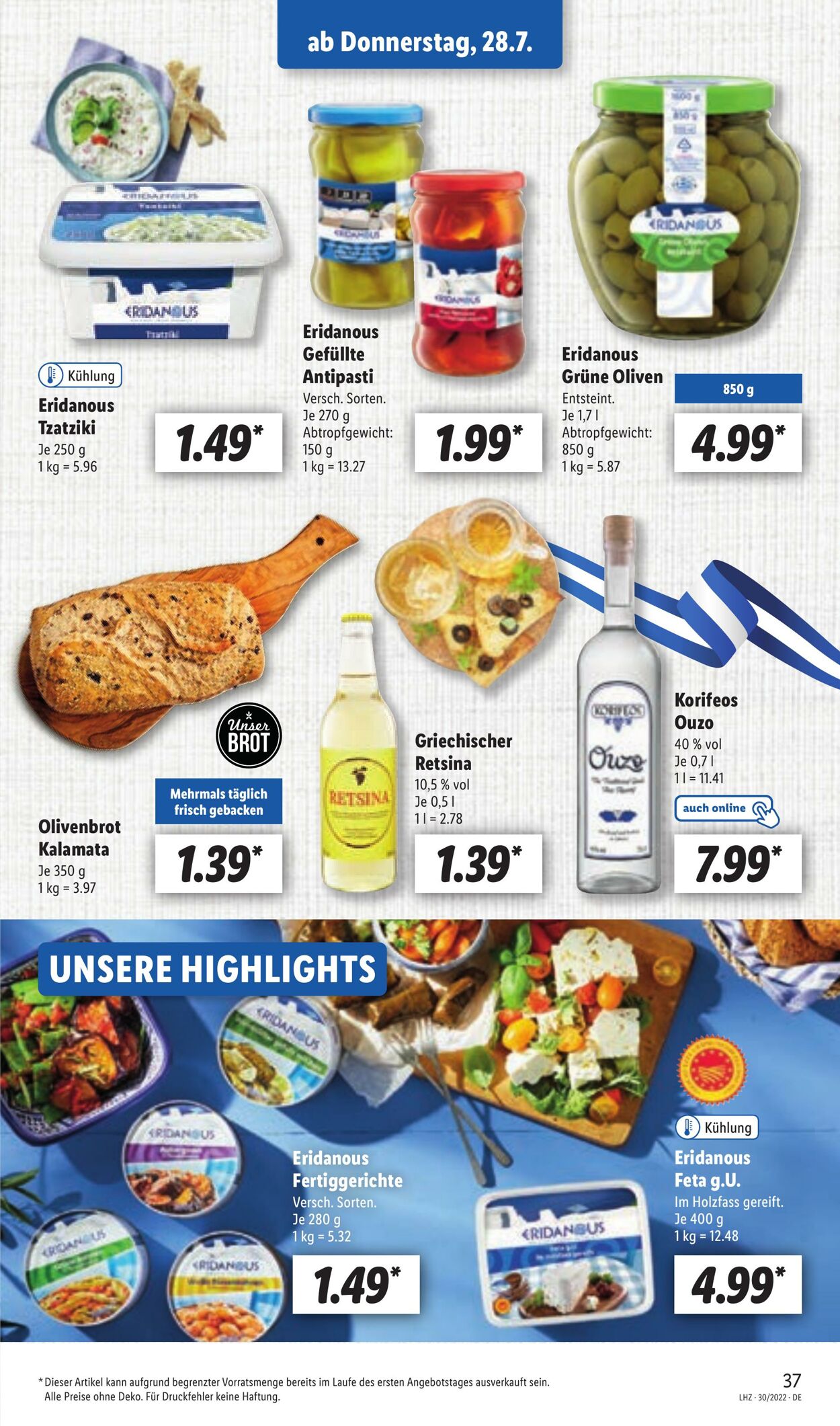 Prospekt Lidl 25.07.2022 - 30.07.2022