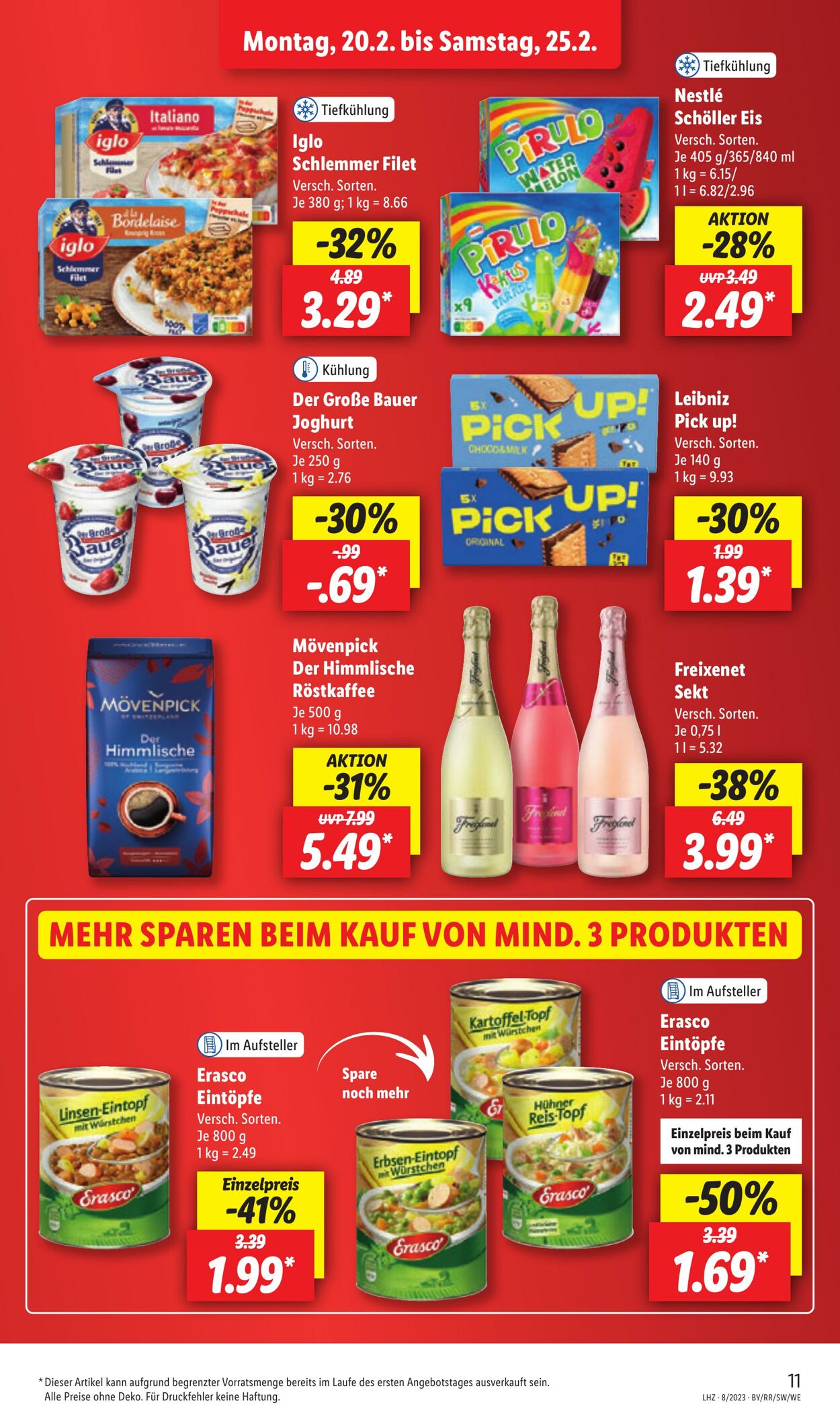 Prospekt Lidl 20.02.2023 - 25.02.2023